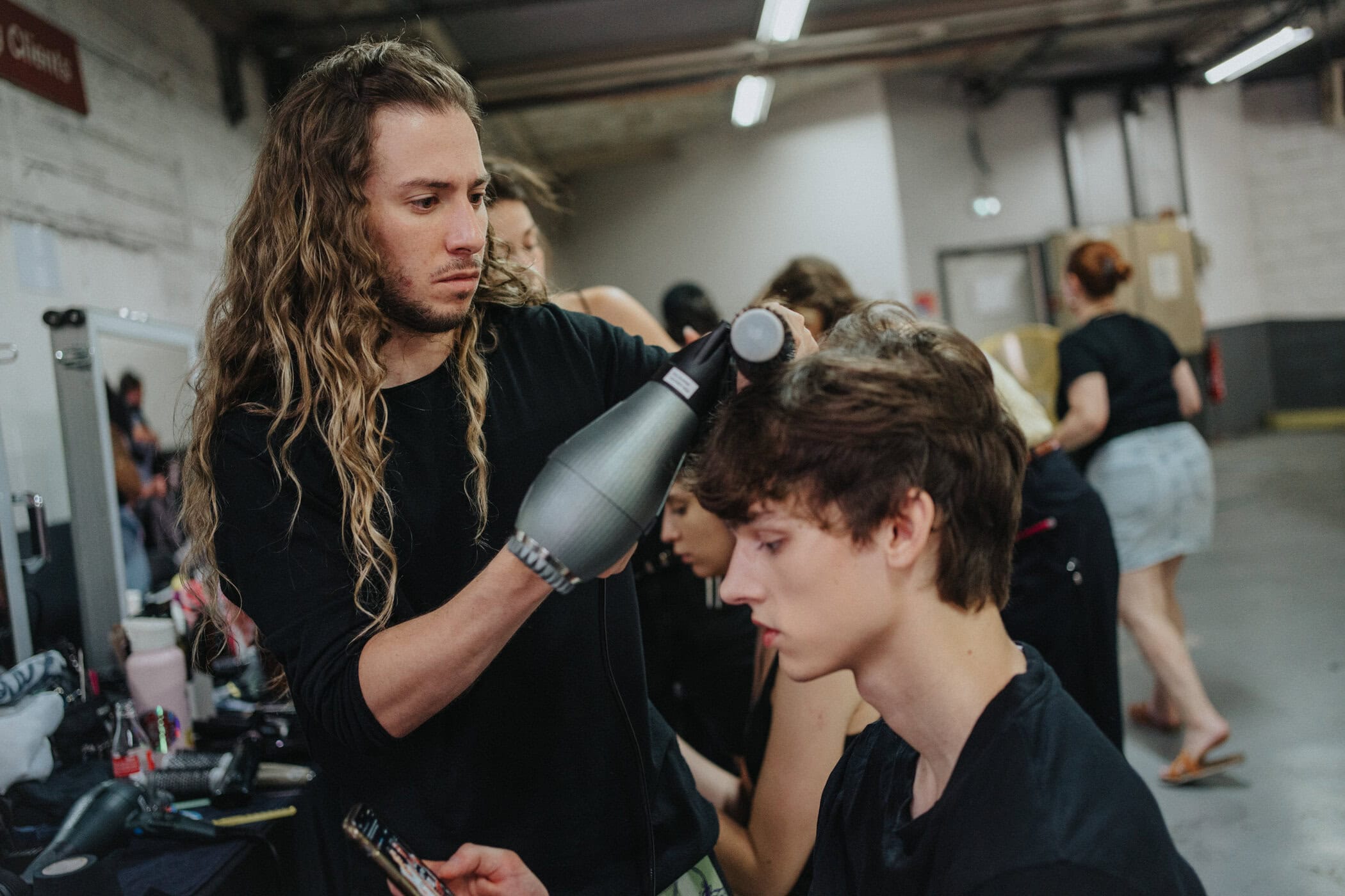 Kolor Spring 2027 Men's Fashion Show Backstage