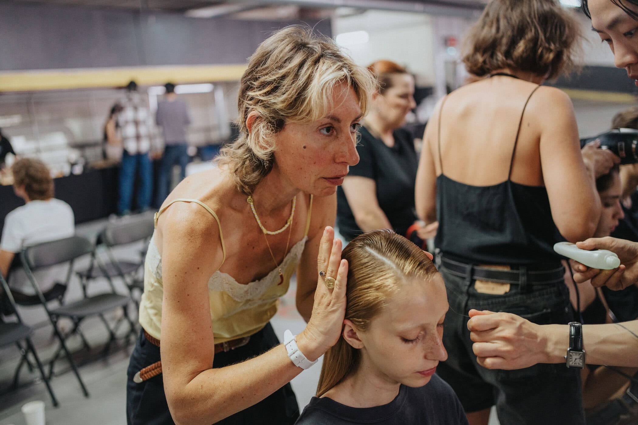 Kolor Spring 2027 Men's Fashion Show Backstage
