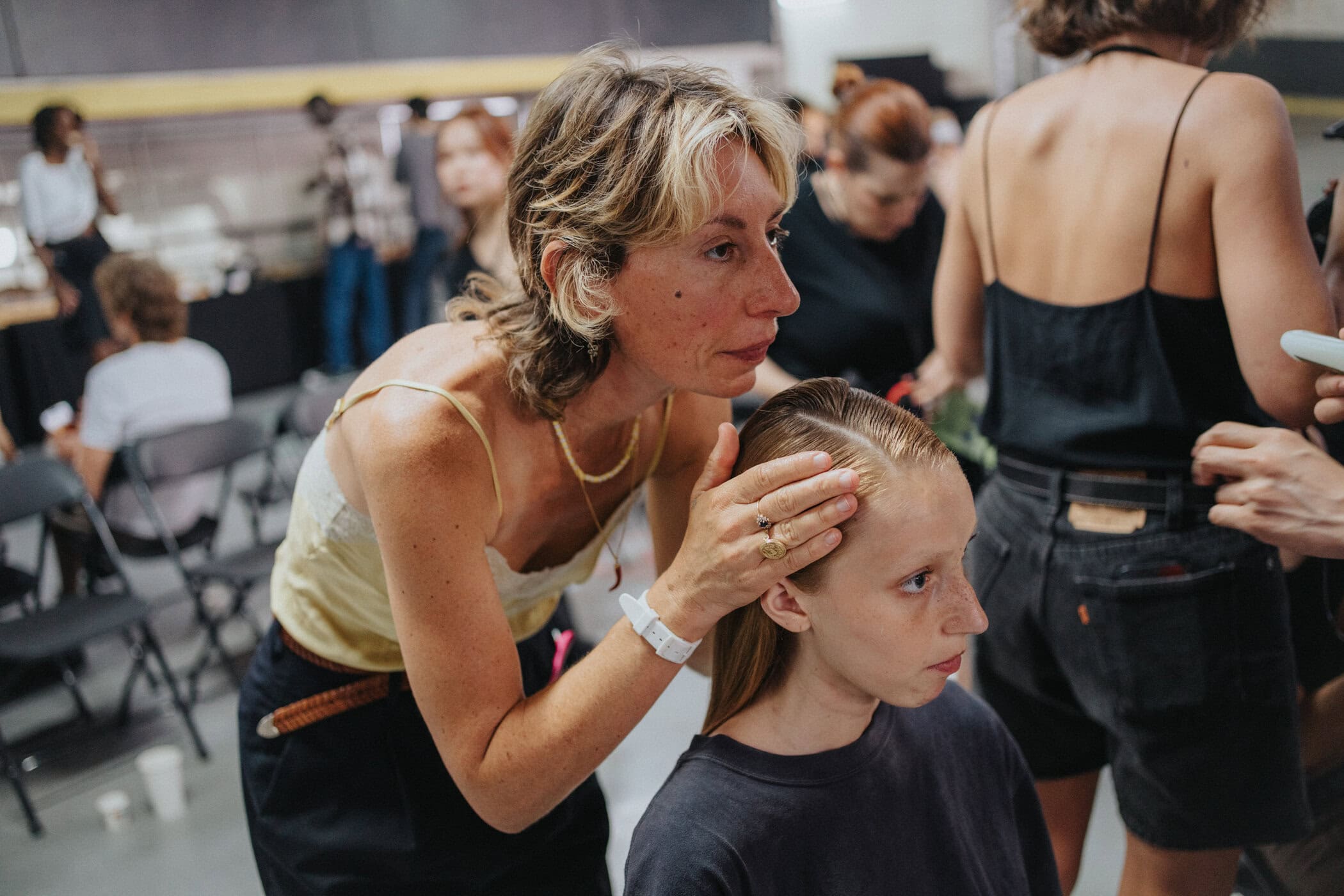 Kolor Spring 2027 Men's Fashion Show Backstage
