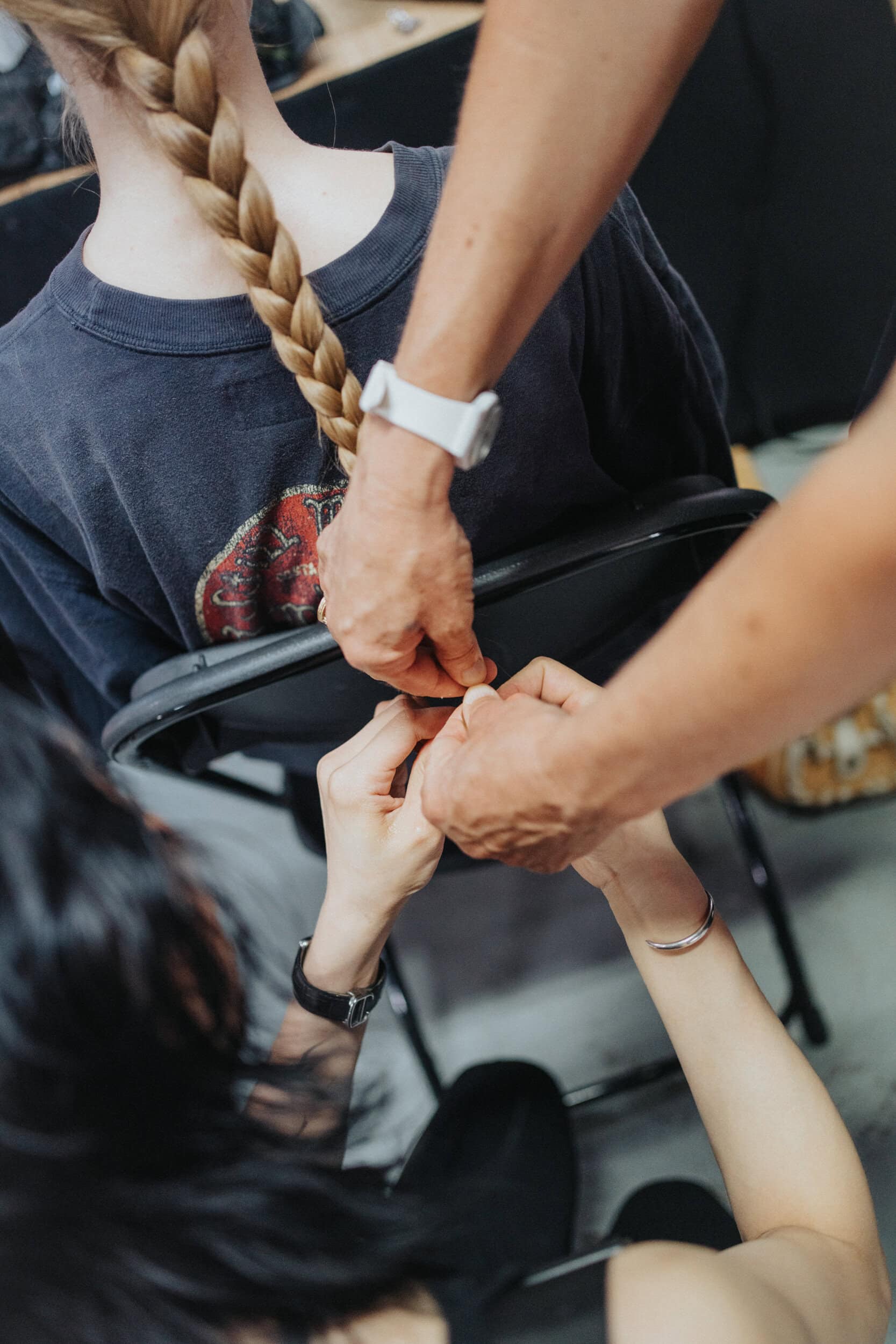 Kolor Spring 2027 Men's Fashion Show Backstage