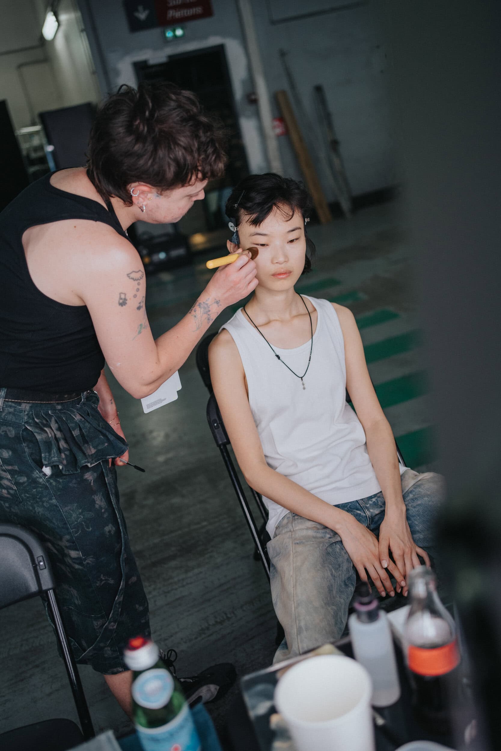 Kolor Spring 2027 Men's Fashion Show Backstage