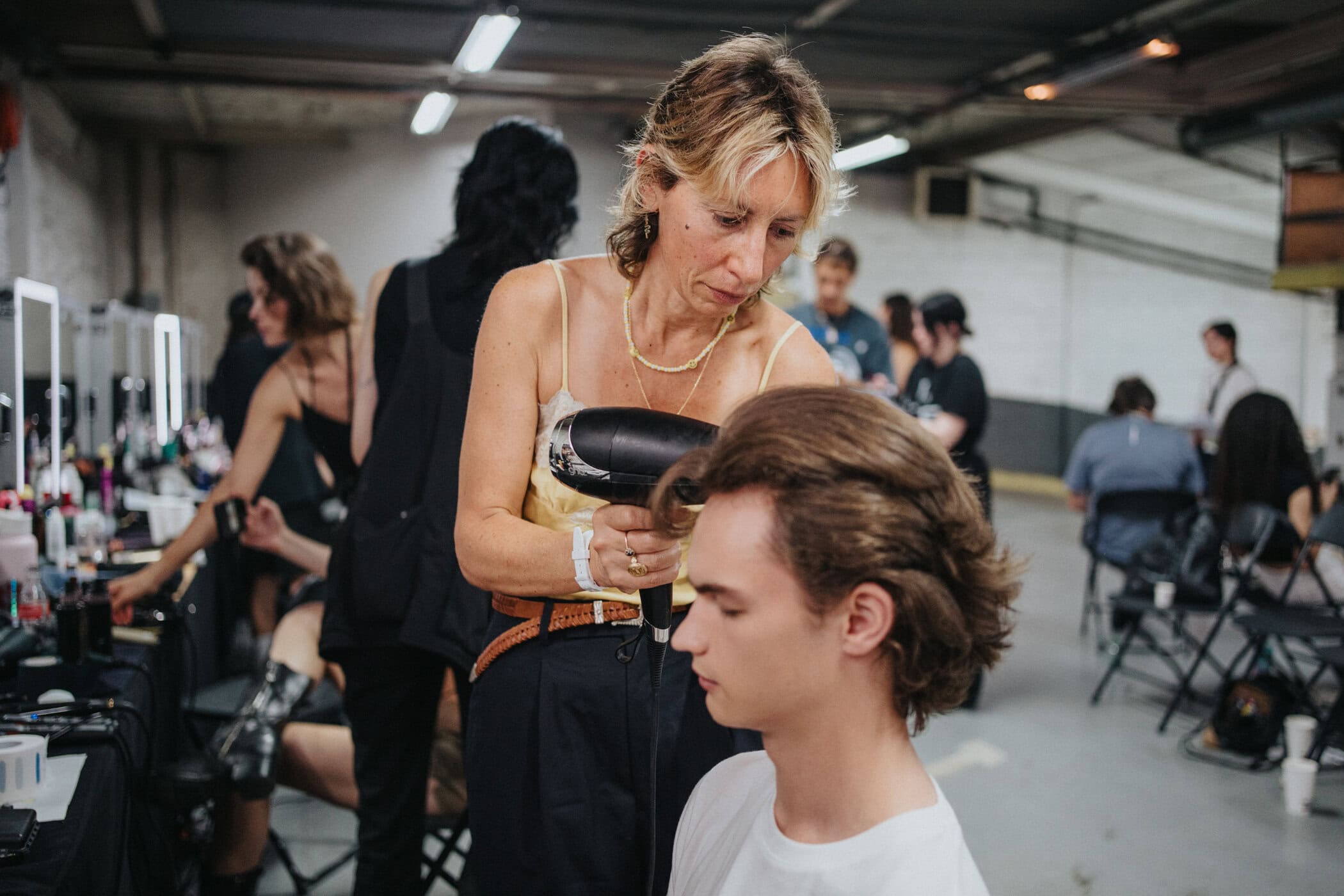 Kolor Spring 2027 Men's Fashion Show Backstage