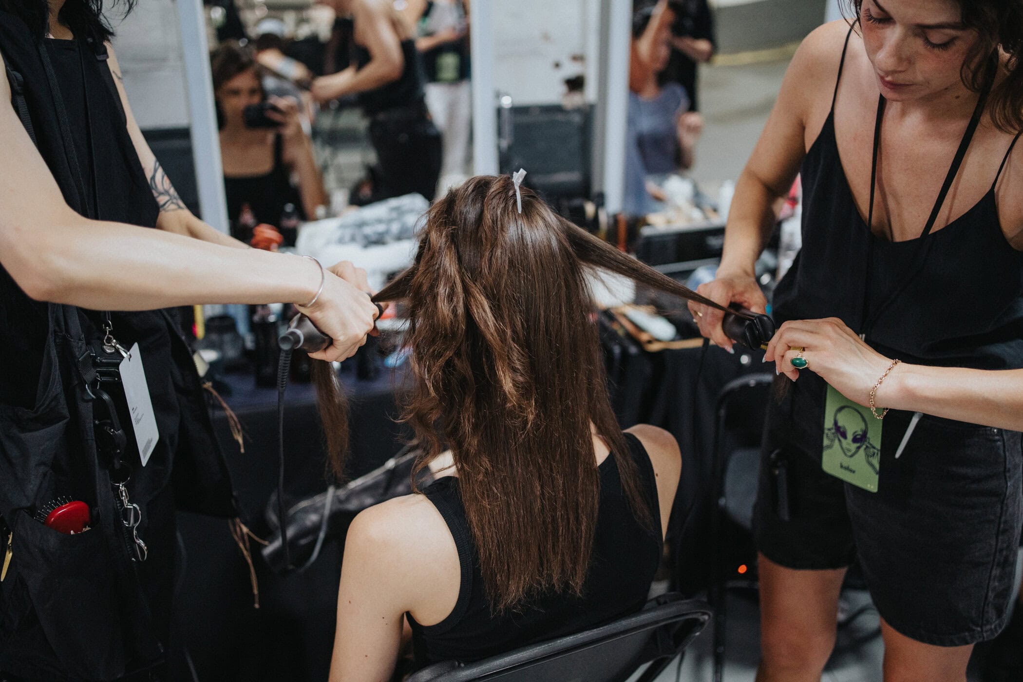 Kolor Spring 2027 Men's Fashion Show Backstage