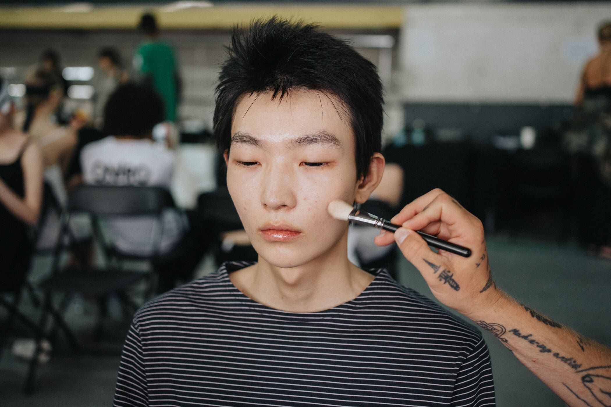 Kolor Spring 2027 Men's Fashion Show Backstage