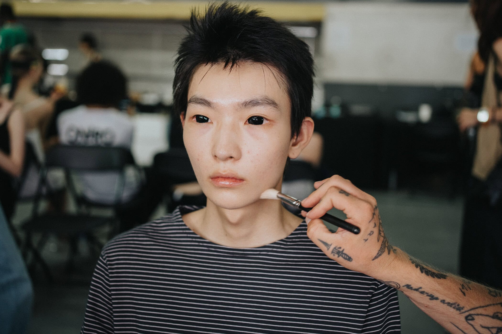 Kolor Spring 2027 Men's Fashion Show Backstage