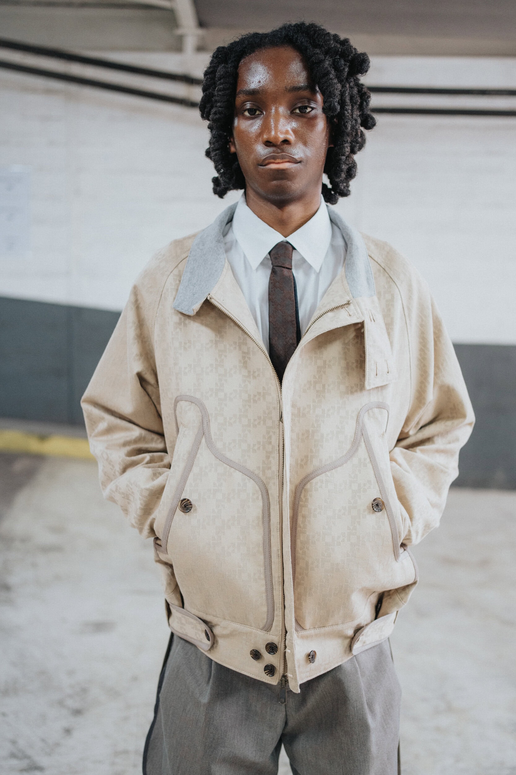 Kolor Spring 2027 Men's Fashion Show Backstage