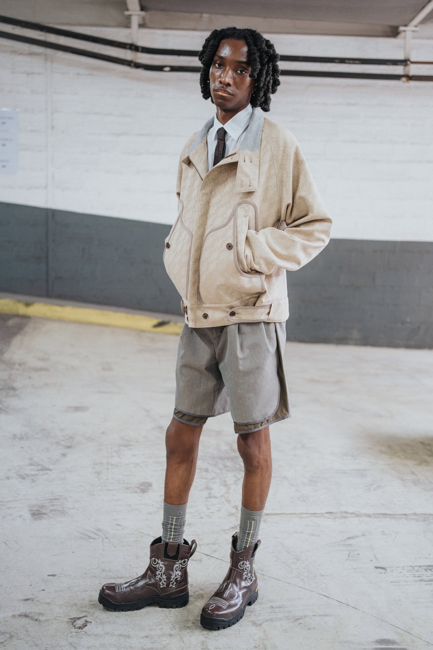 Kolor Spring 2027 Men's Fashion Show Backstage