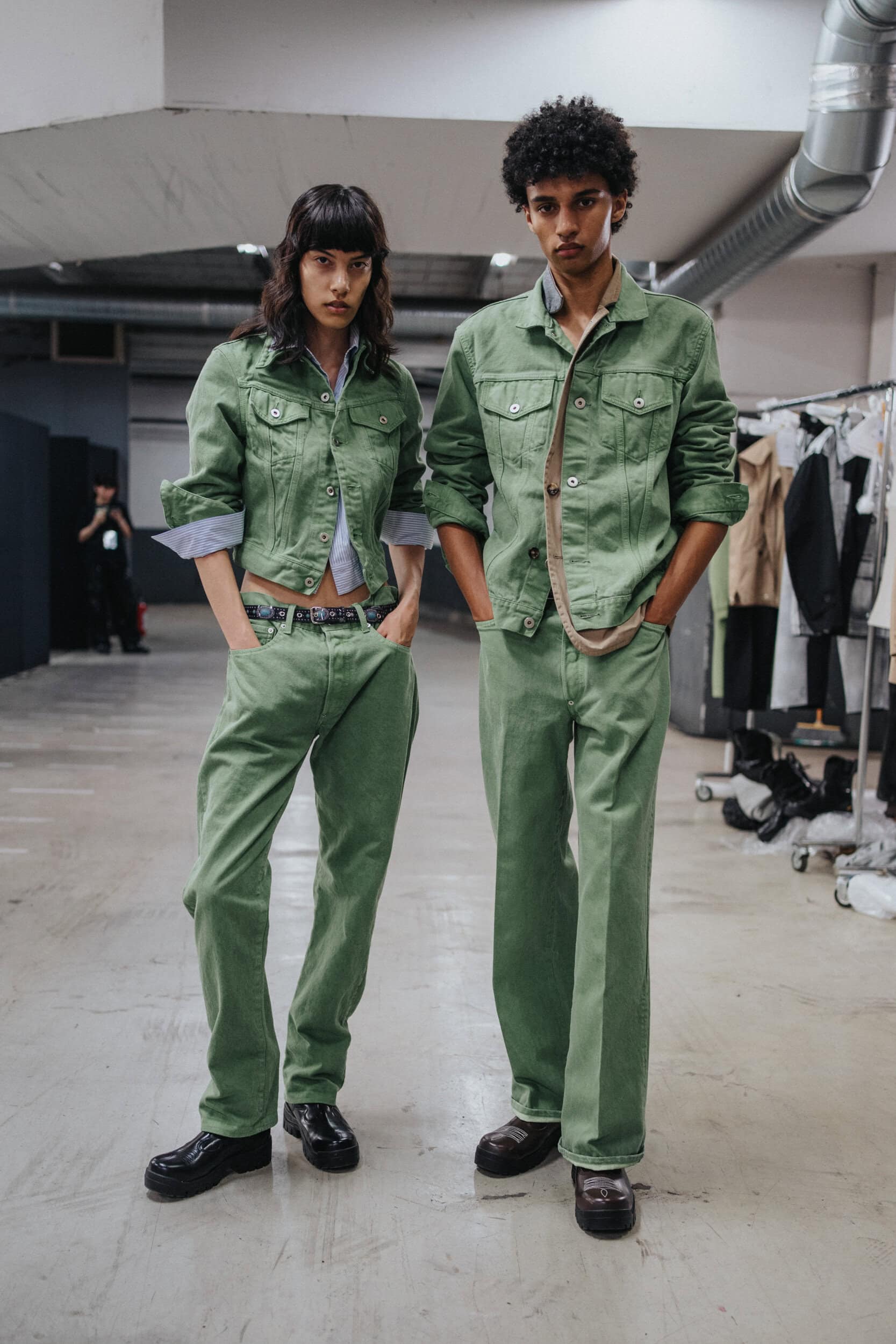 Kolor Spring 2027 Men's Fashion Show Backstage