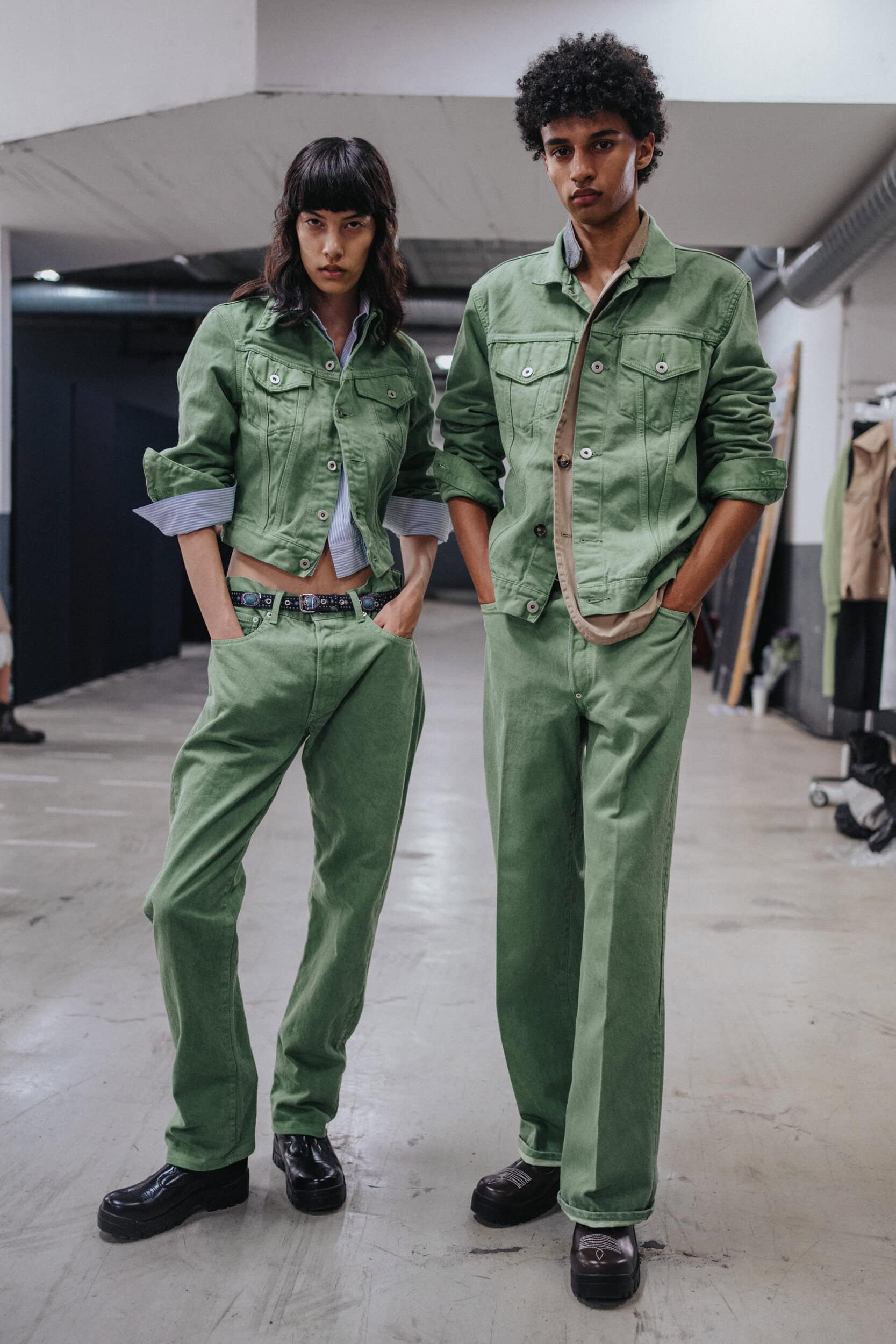 Kolor Spring 2027 Men's Fashion Show Backstage