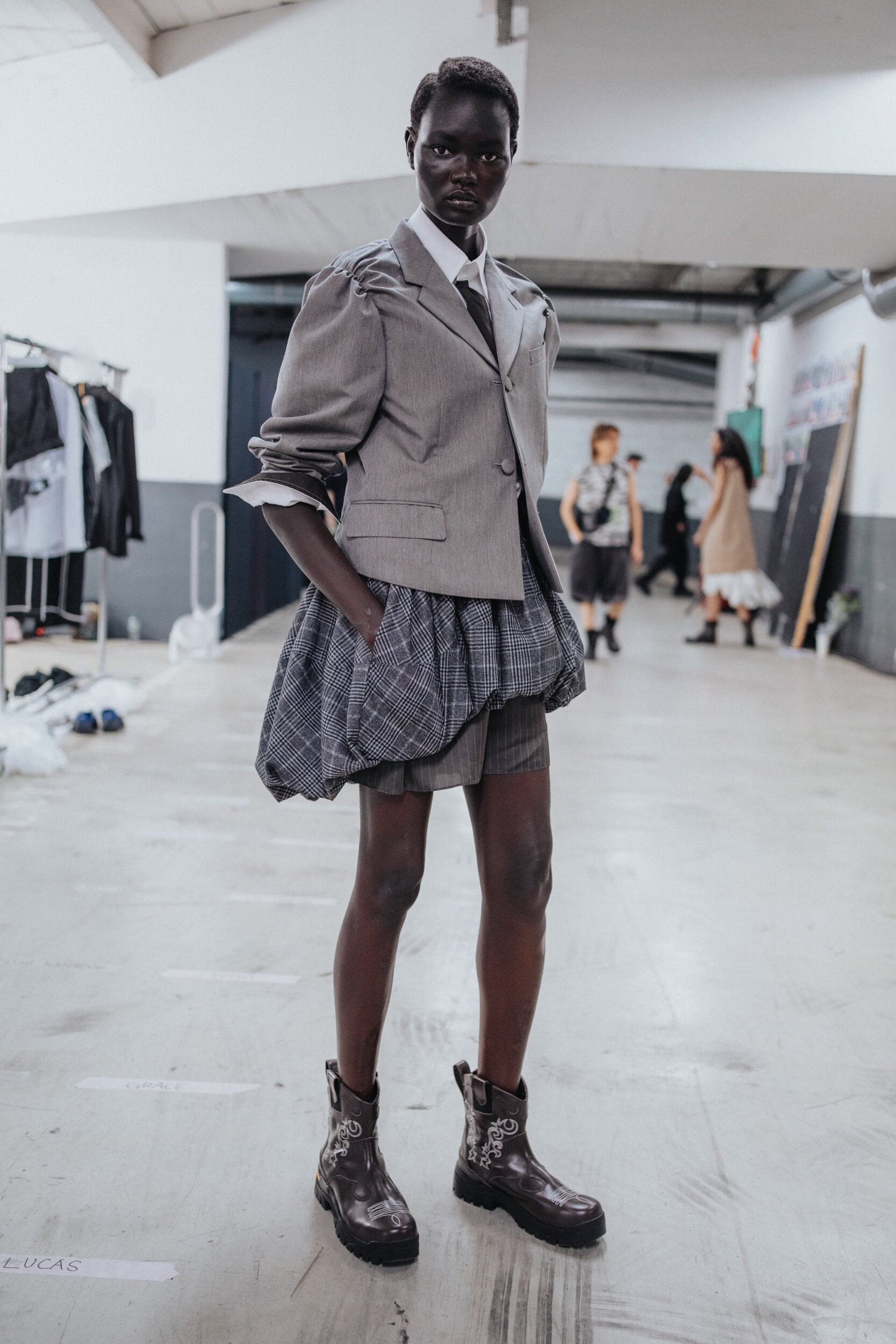 Kolor Spring 2027 Men's Fashion Show Backstage