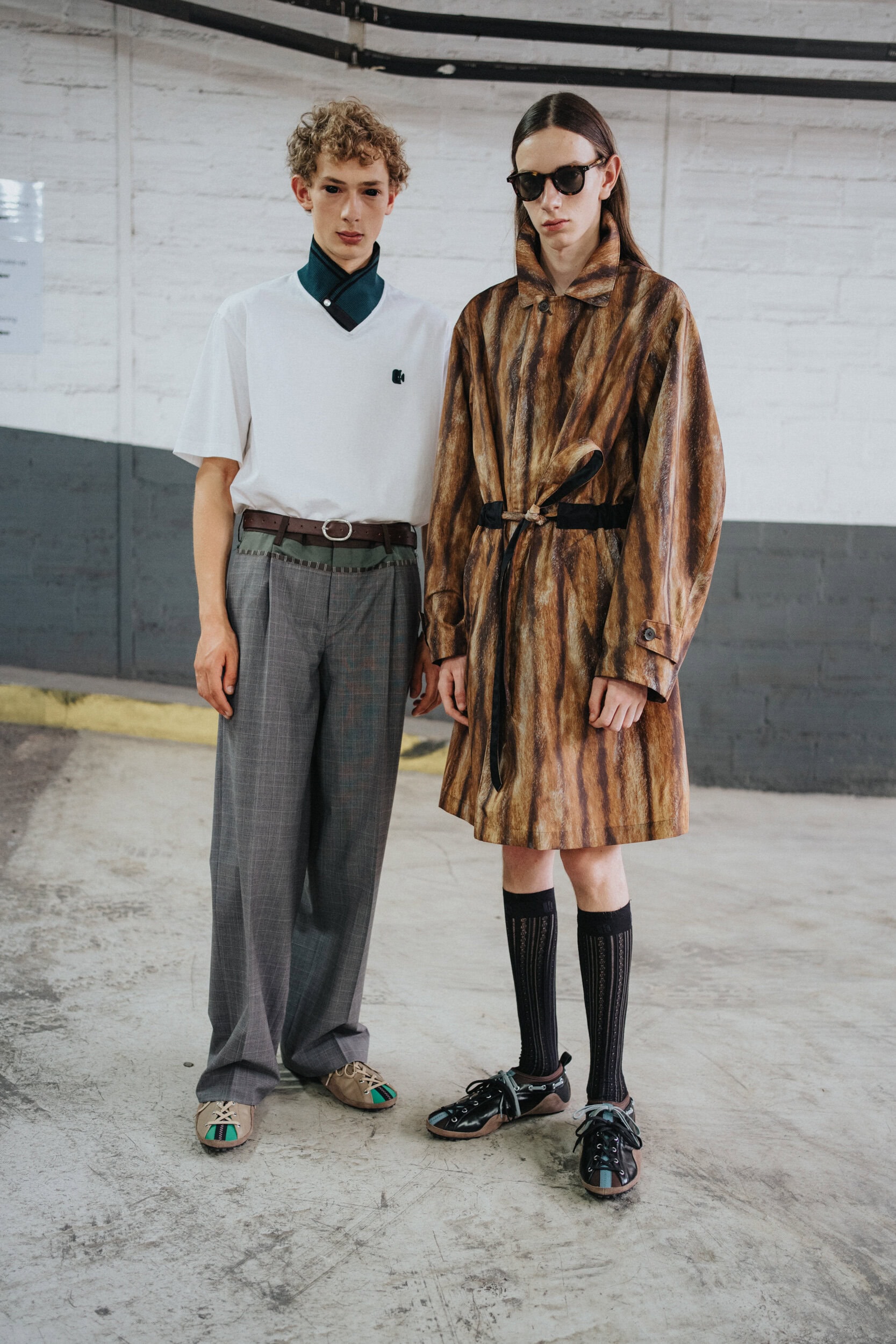 Kolor Spring 2027 Men's Fashion Show Backstage