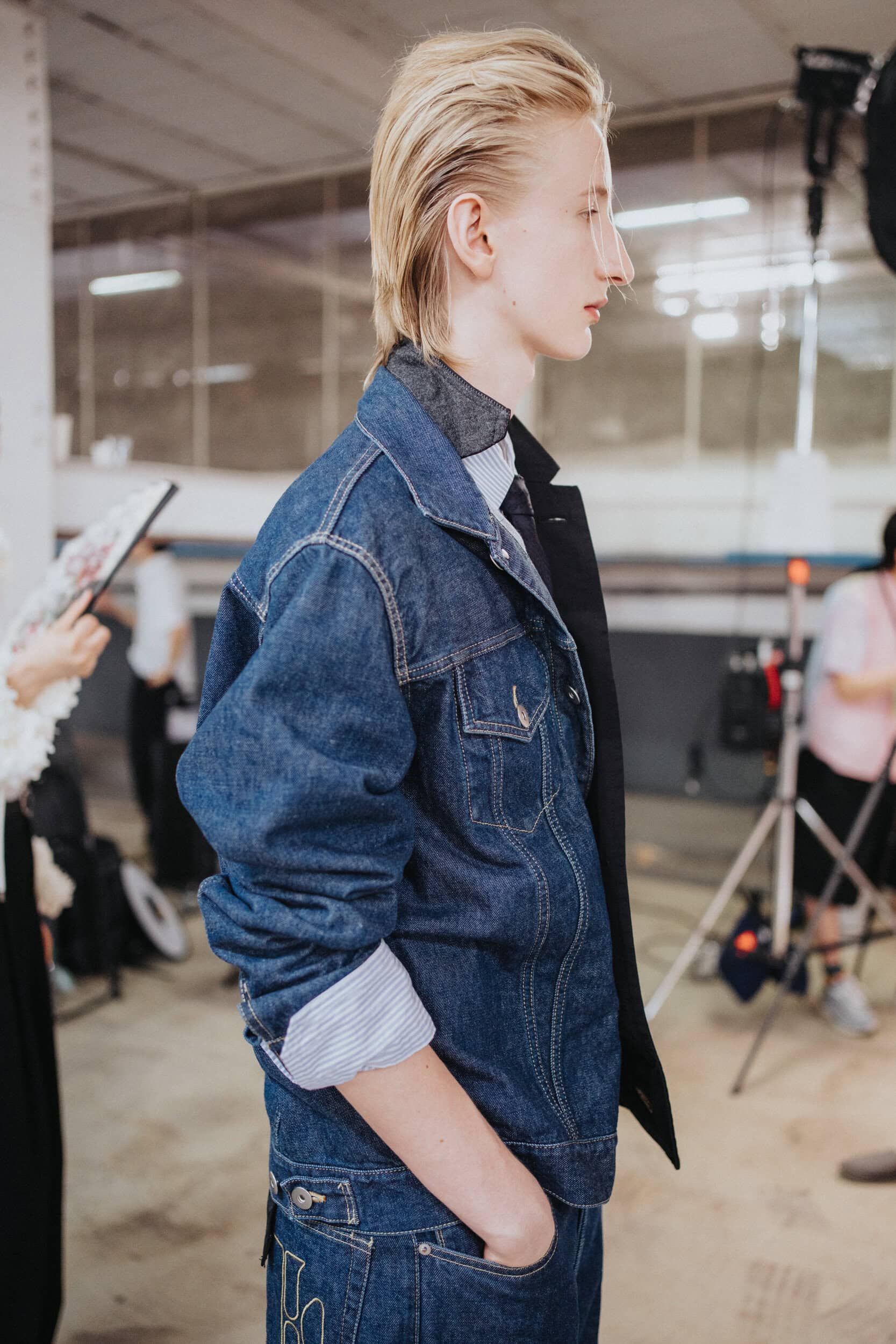 Kolor Spring 2027 Men's Fashion Show Backstage