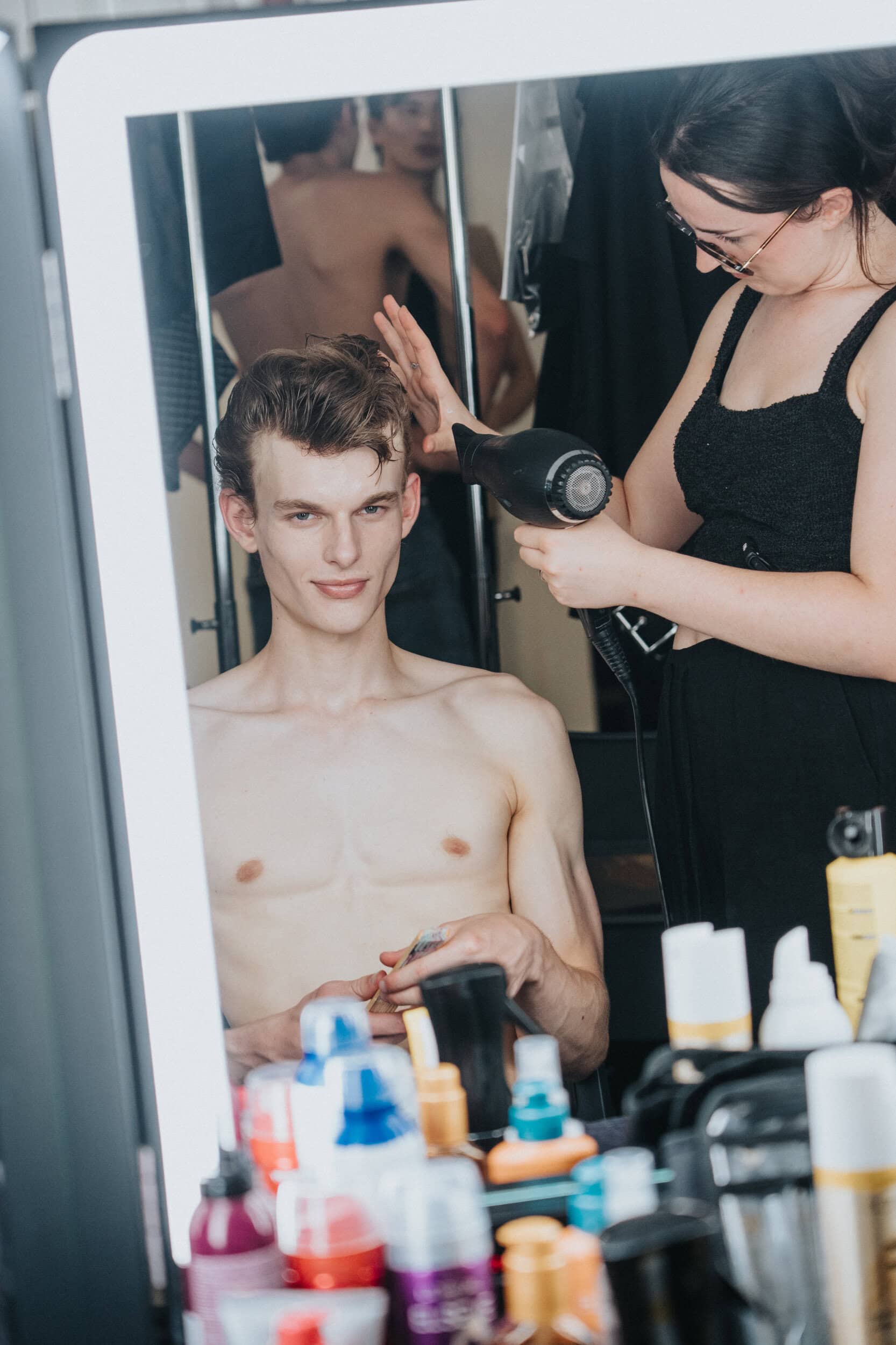 Lgn Louis Gabriel Nouchi Spring 2027 Men's Fashion Show Backstage