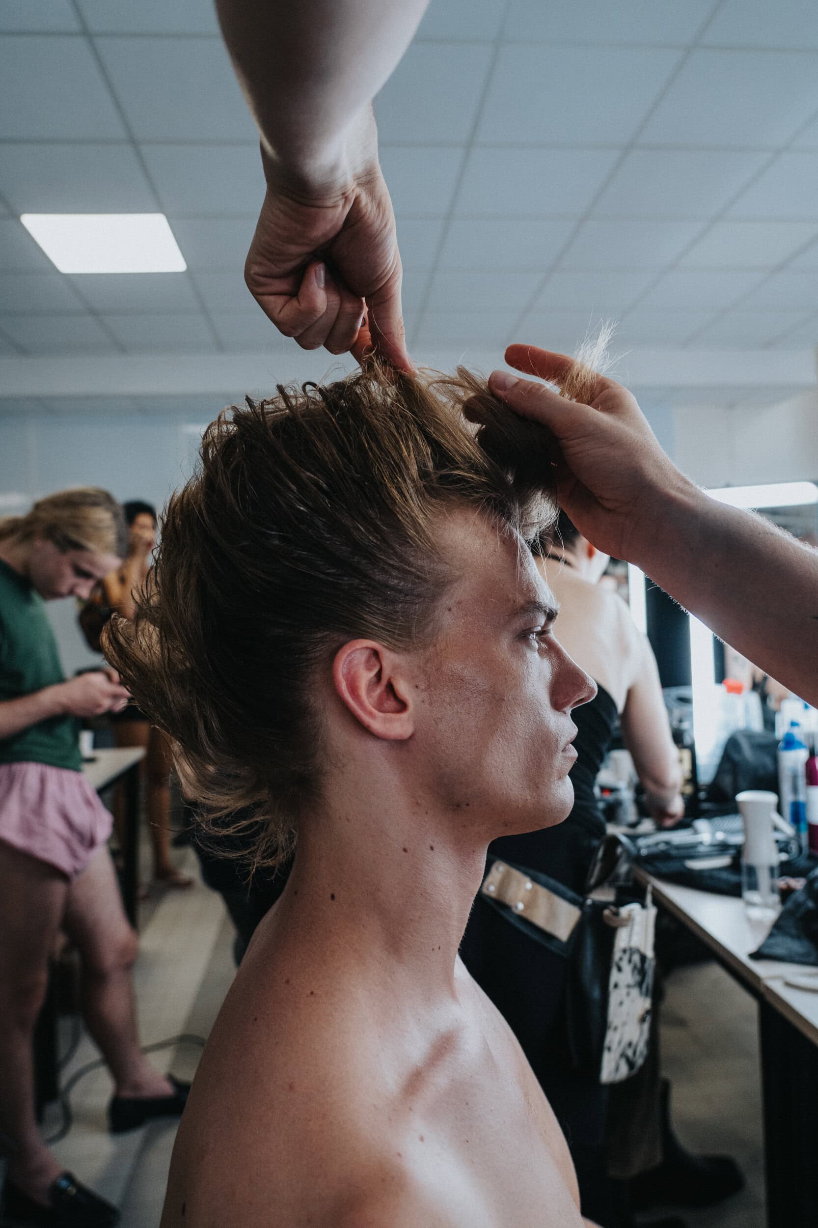Lgn Louis Gabriel Nouchi Spring 2027 Men's Fashion Show Backstage