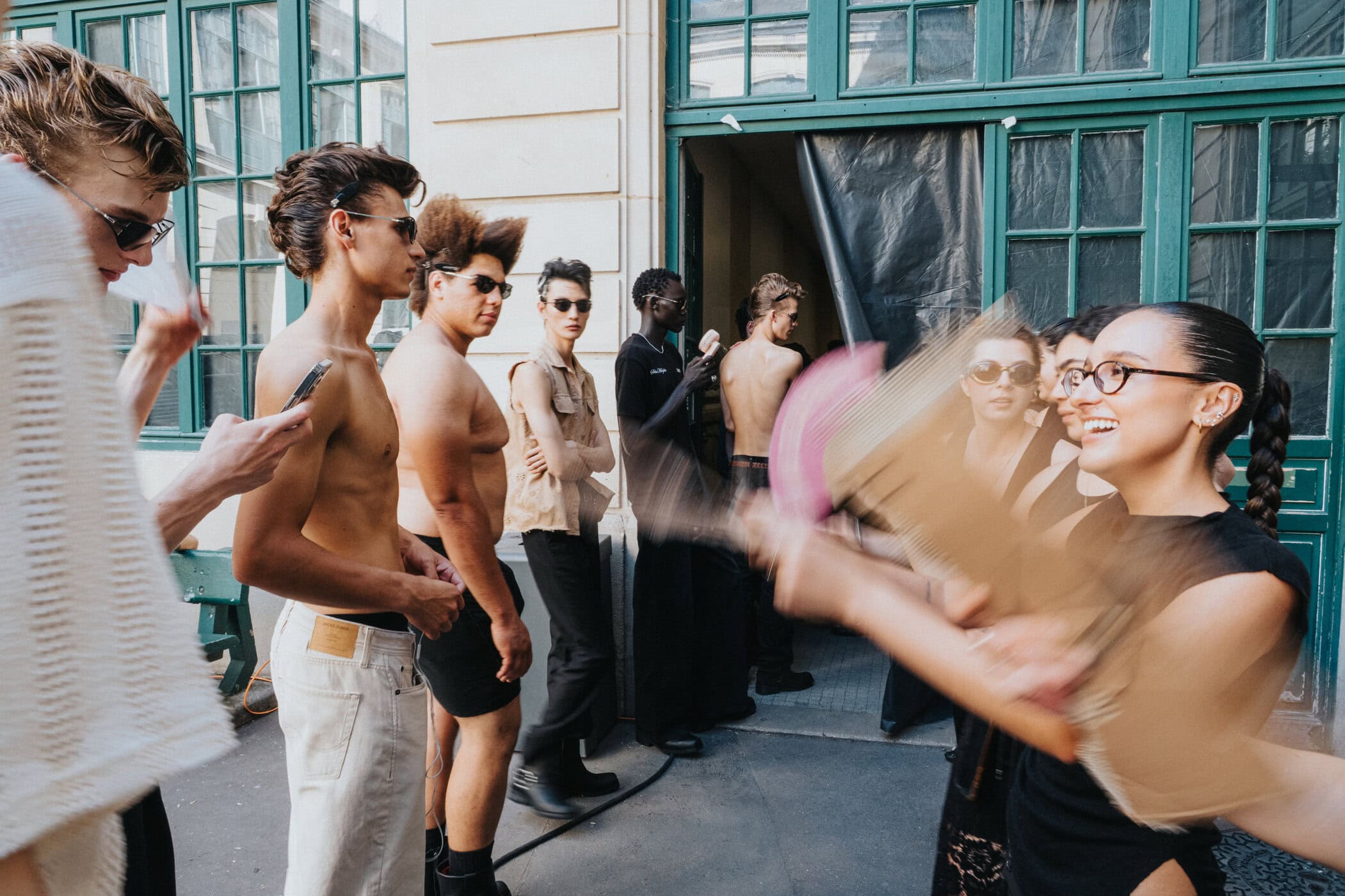 Lgn Louis Gabriel Nouchi Spring 2027 Men's Fashion Show Backstage