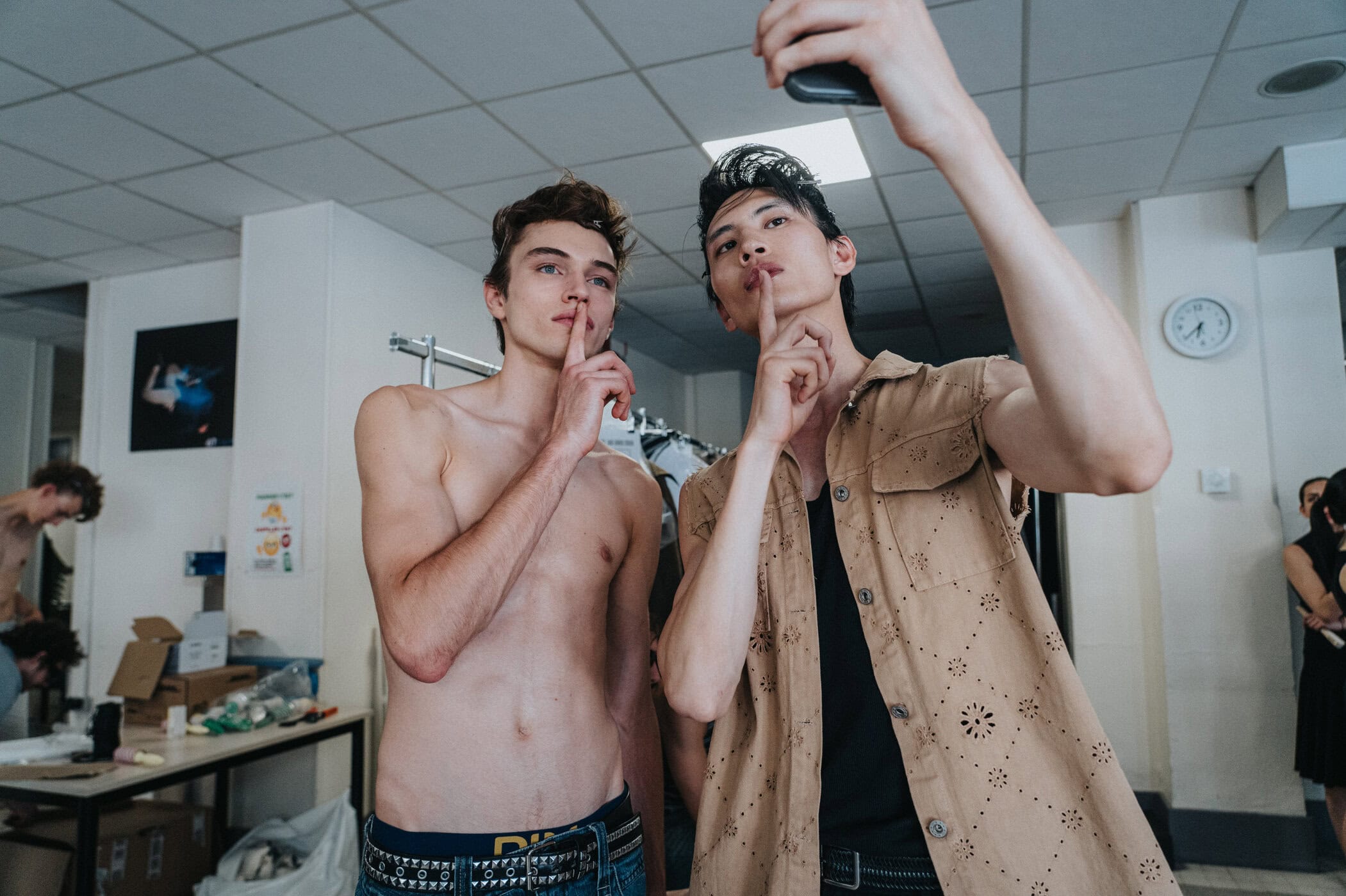 Lgn Louis Gabriel Nouchi Spring 2027 Men's Fashion Show Backstage