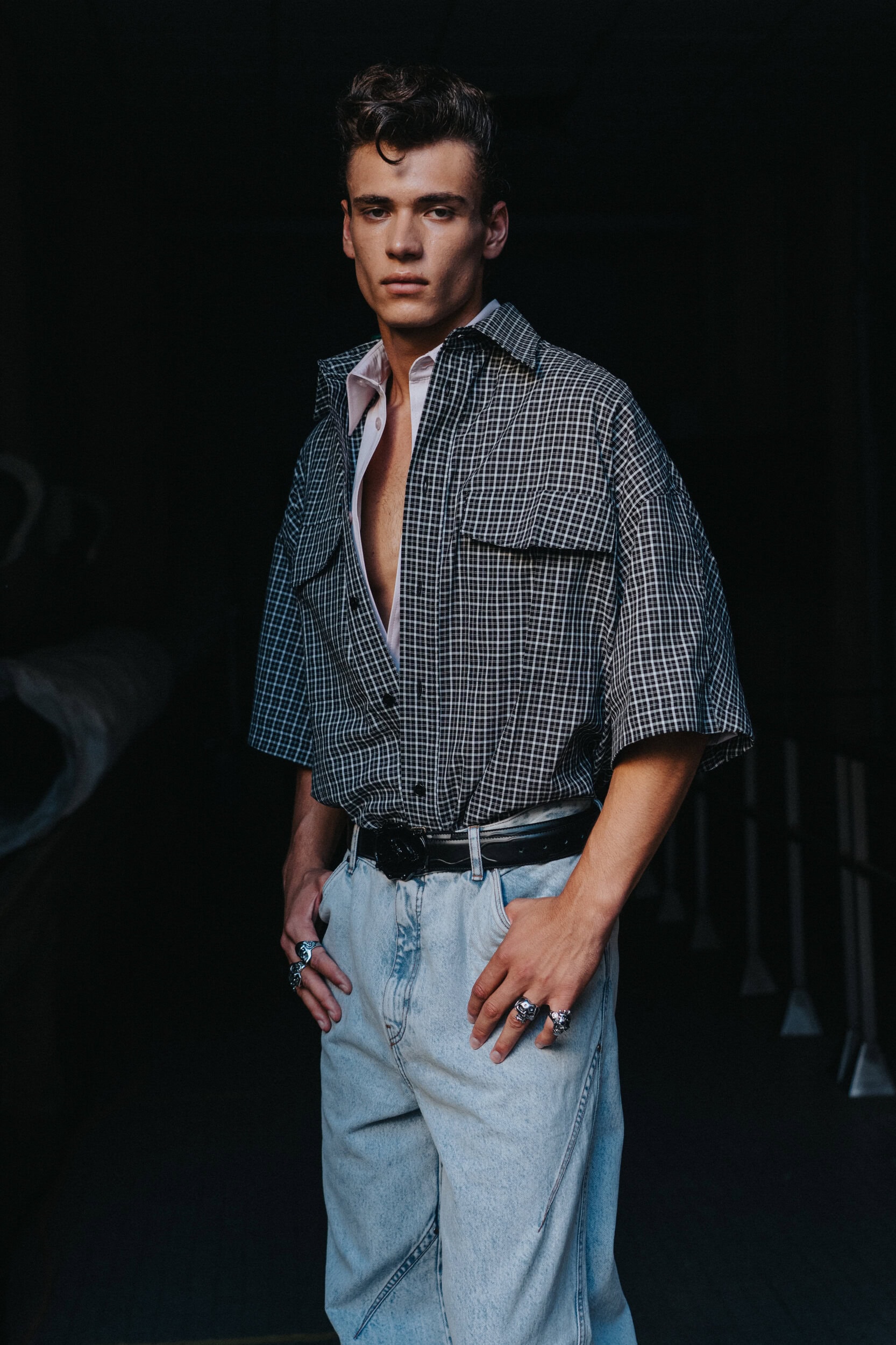 Lgn Louis Gabriel Nouchi Spring 2027 Men's Fashion Show Backstage