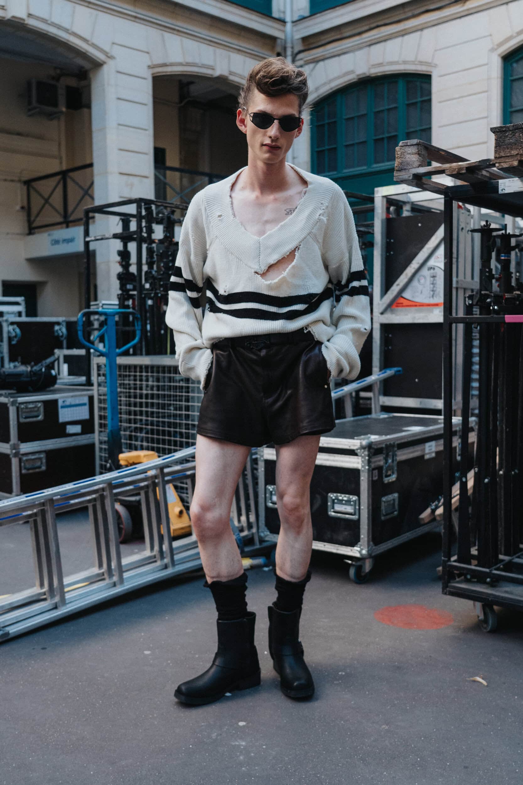 Lgn Louis Gabriel Nouchi Spring 2027 Men's Fashion Show Backstage