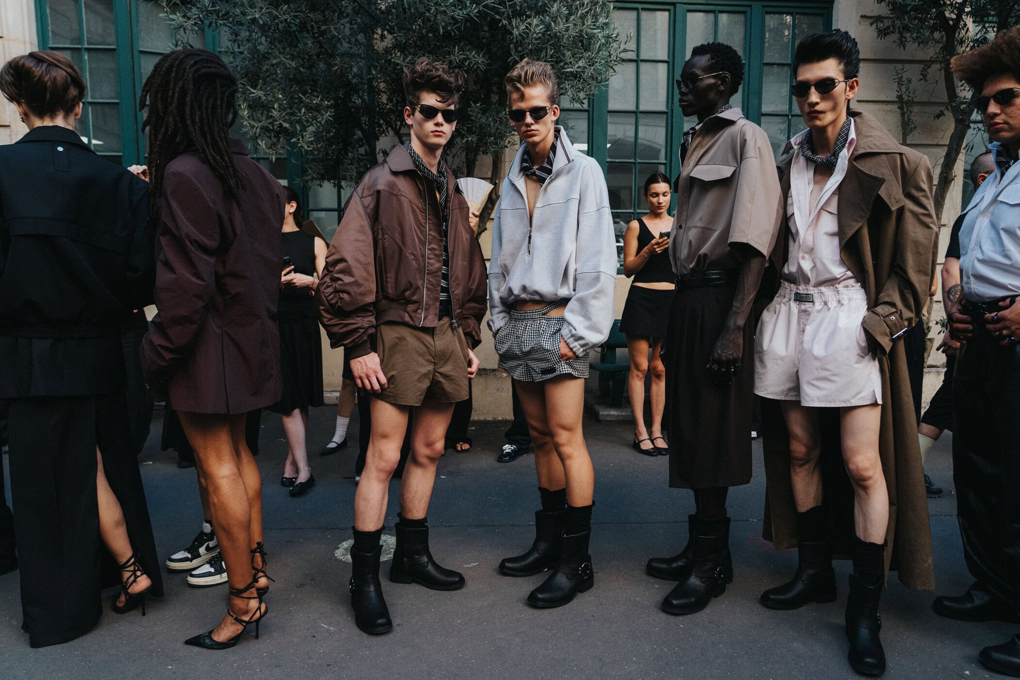 Lgn Louis Gabriel Nouchi Spring 2027 Men's Fashion Show Backstage