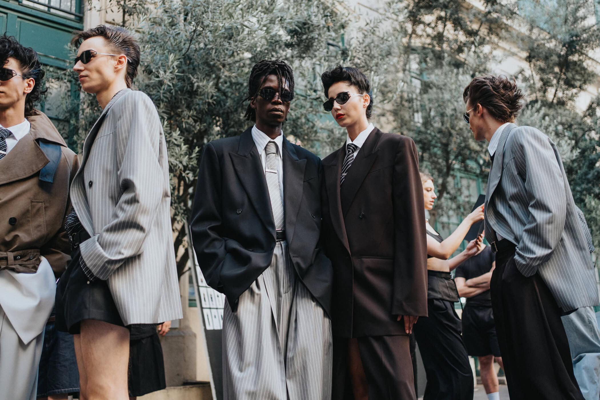 Lgn Louis Gabriel Nouchi Spring 2027 Men's Fashion Show Backstage