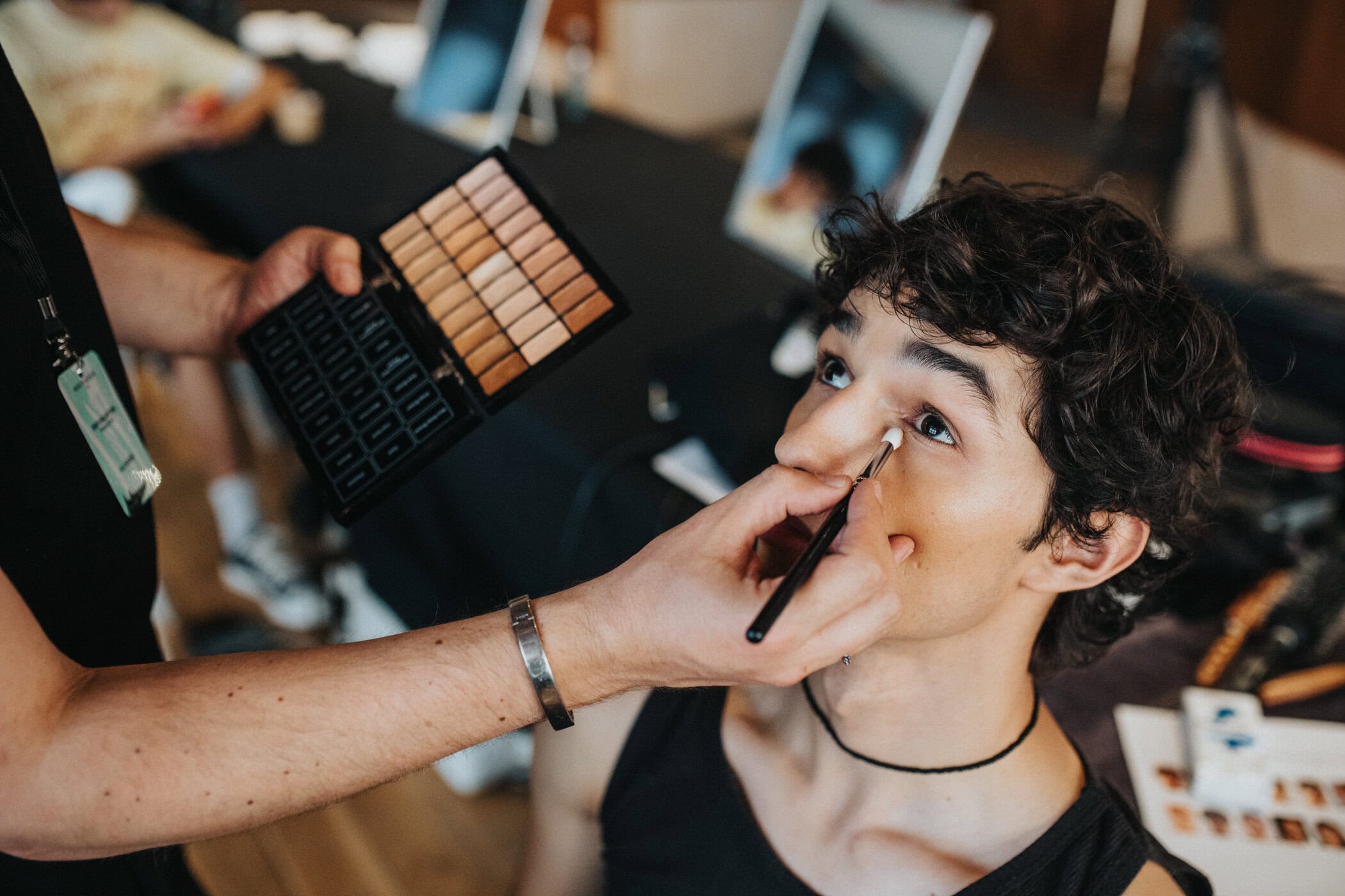 Maison Kitsune Spring 2027 Men's Fashion Show Backstage