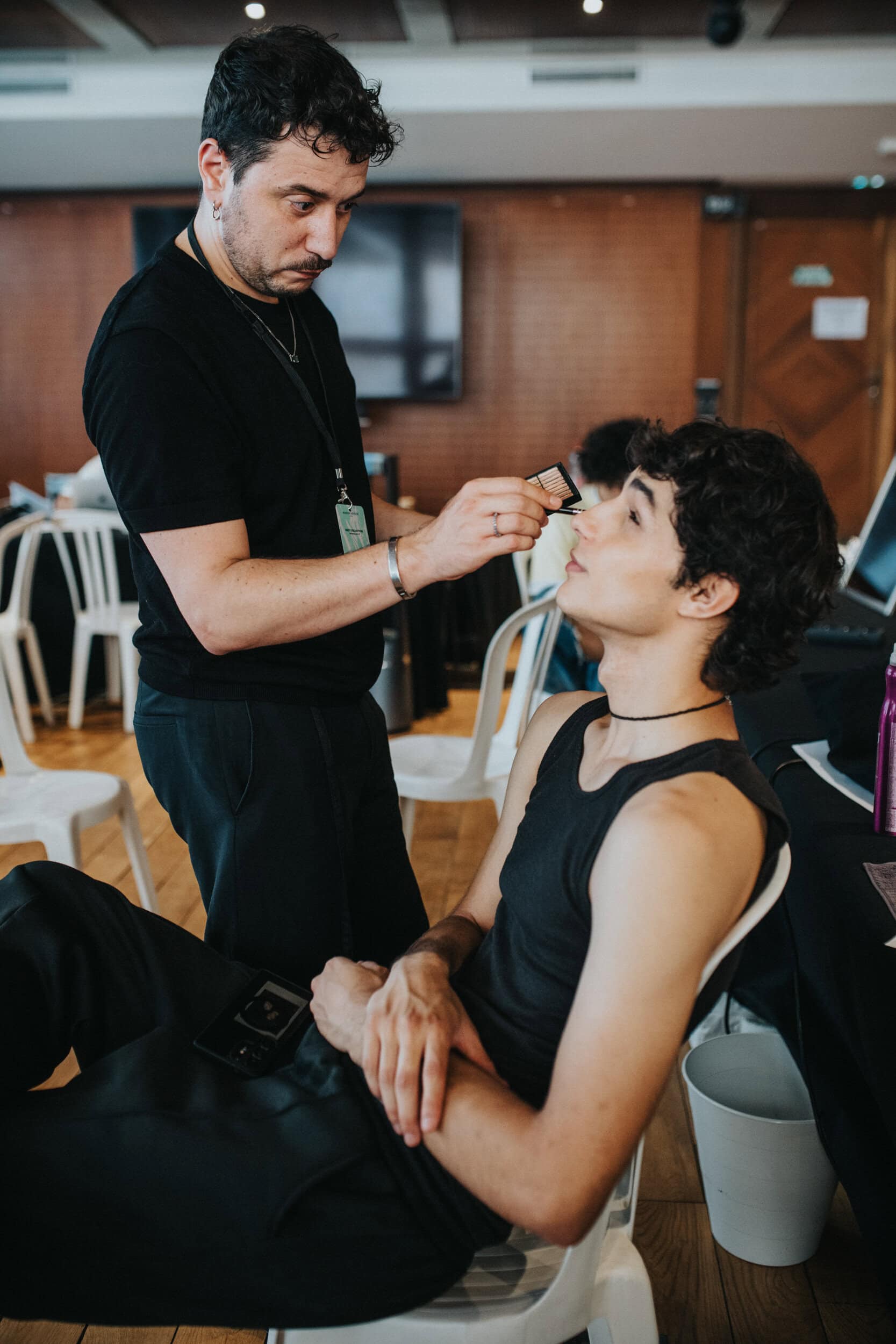 Maison Kitsune Spring 2027 Men's Fashion Show Backstage
