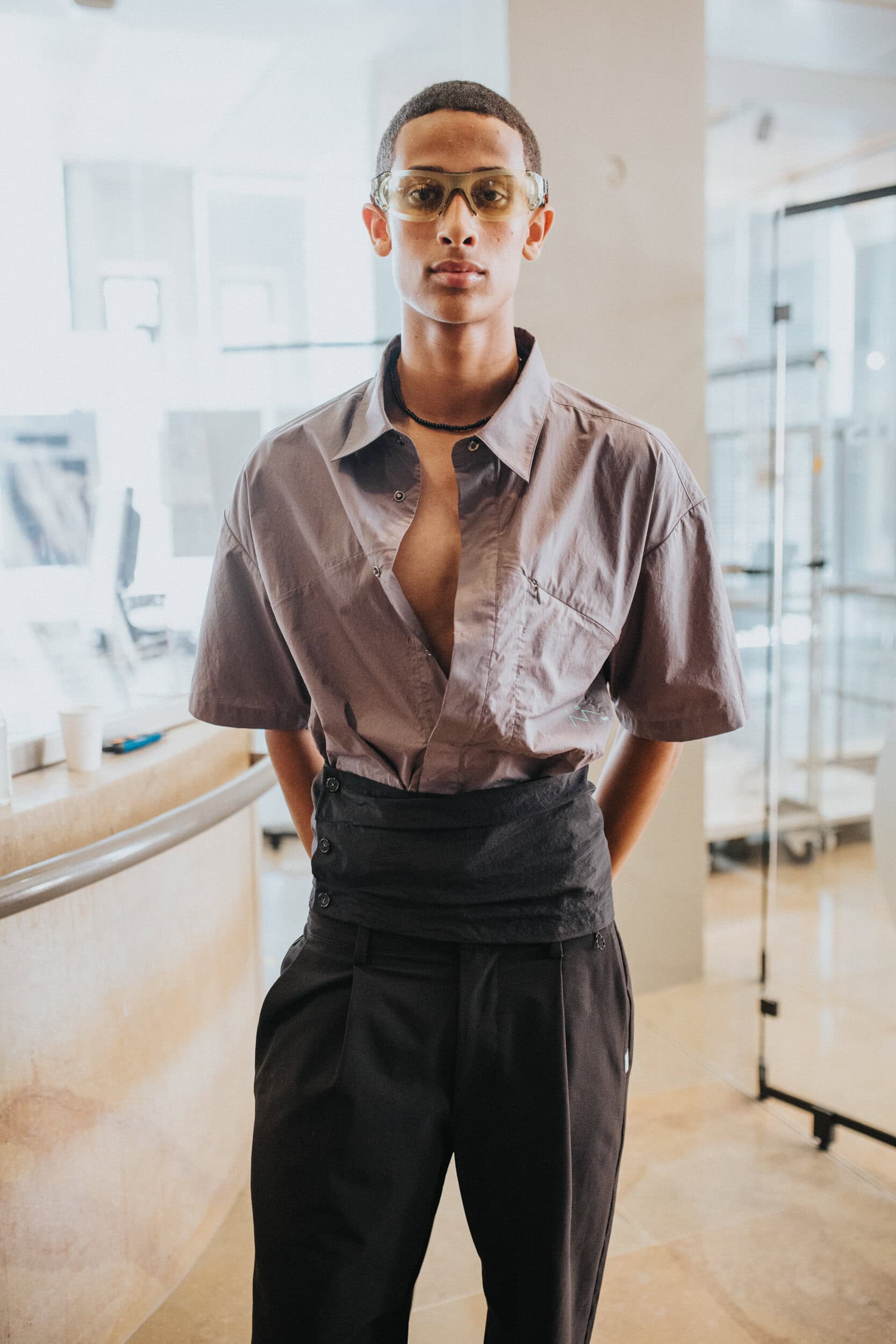 Maison Kitsune Spring 2027 Men's Fashion Show Backstage