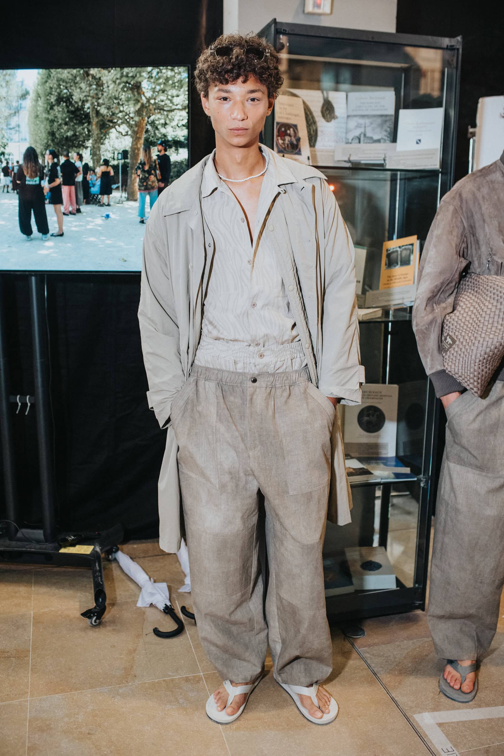 Maison Kitsune Spring 2027 Men's Fashion Show Backstage