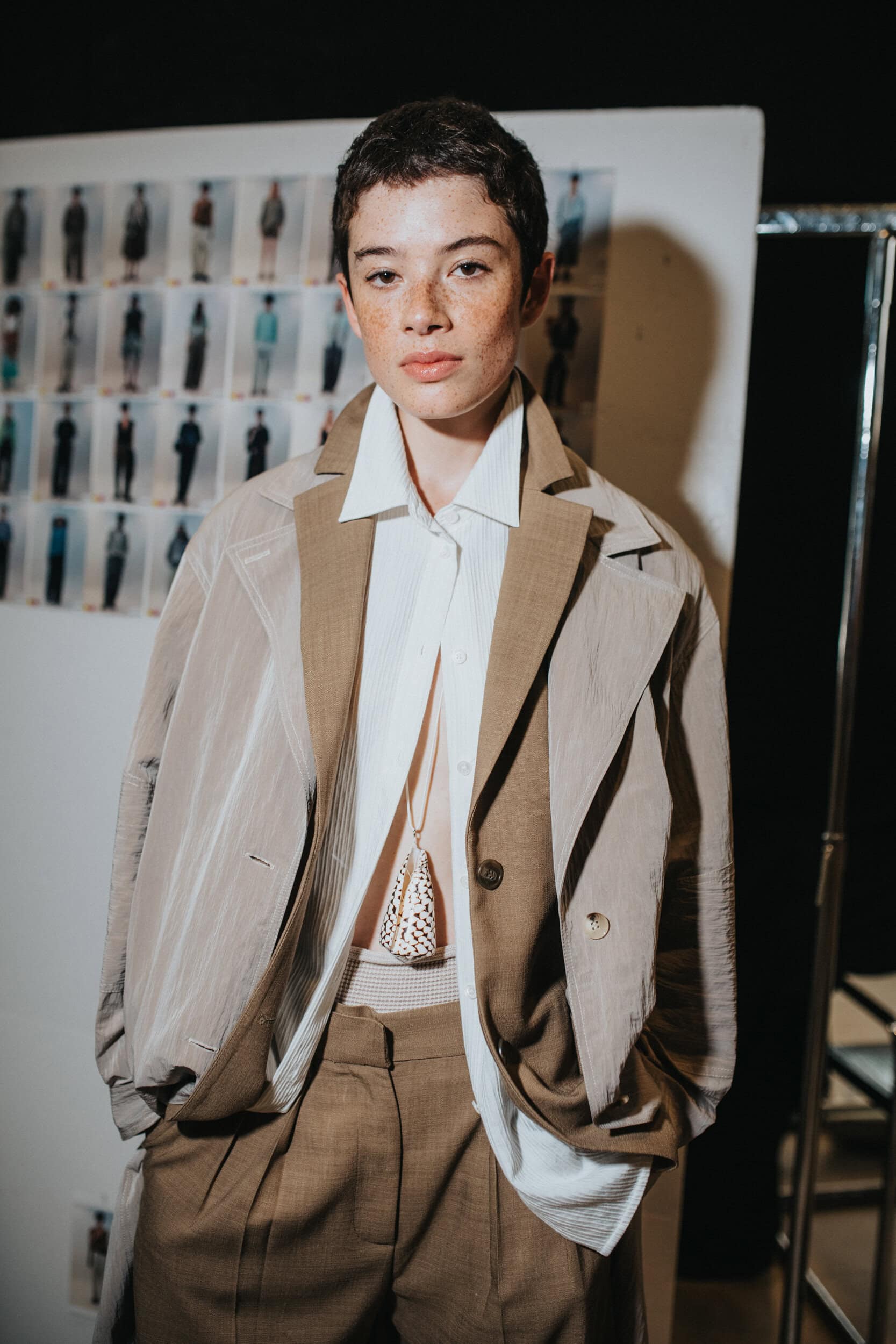 Maison Kitsune Spring 2027 Men's Fashion Show Backstage