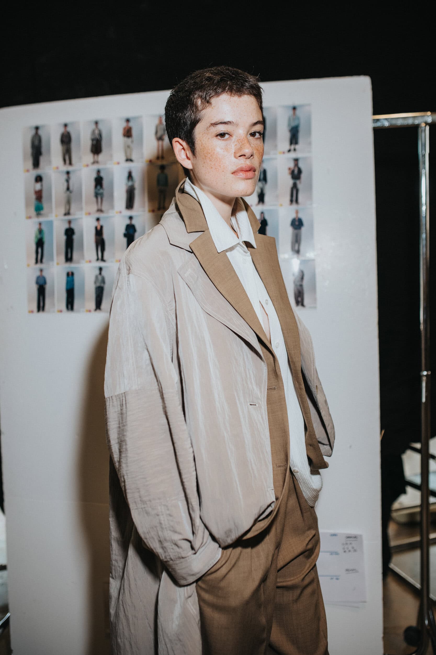 Maison Kitsune Spring 2027 Men's Fashion Show Backstage