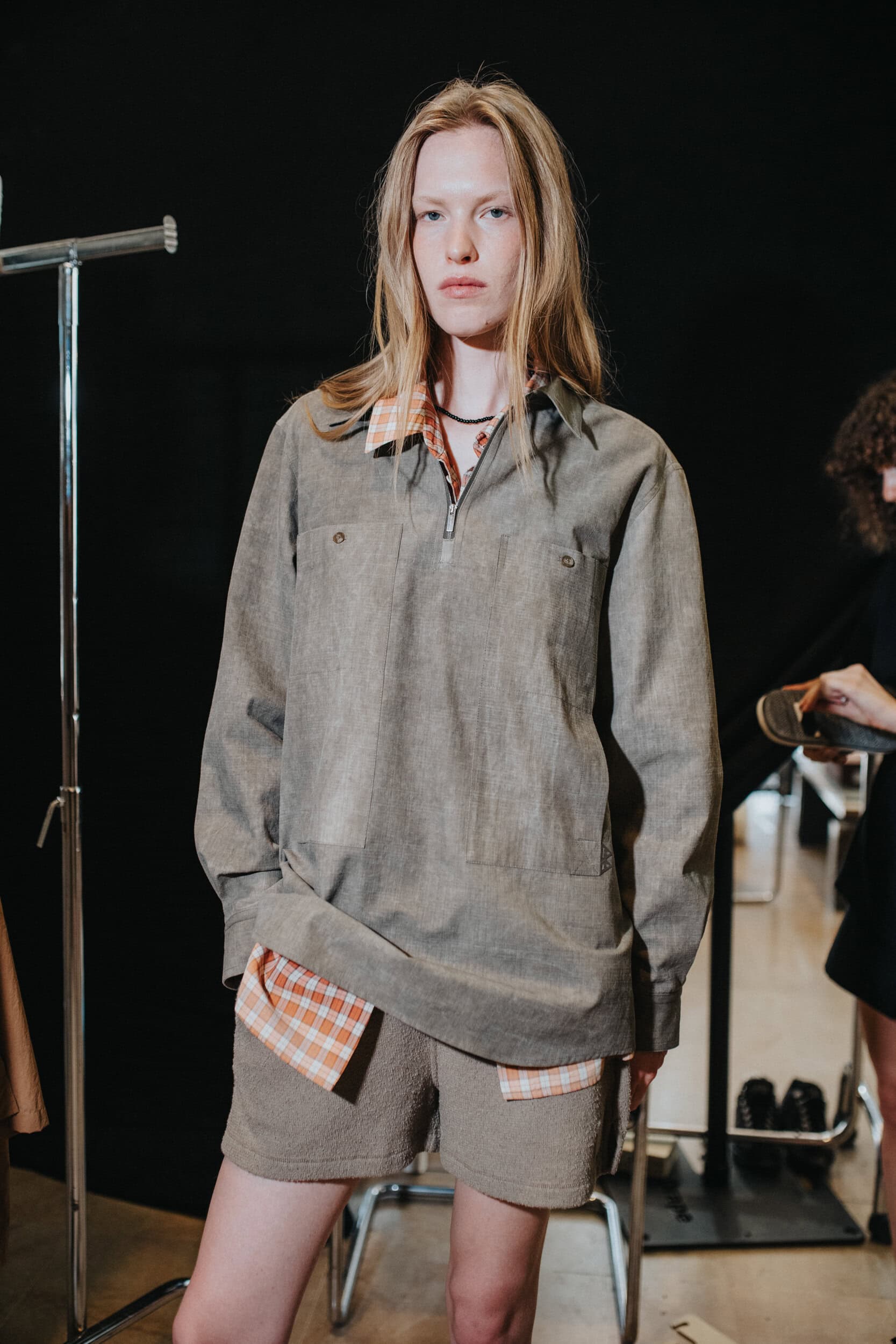Maison Kitsune Spring 2027 Men's Fashion Show Backstage