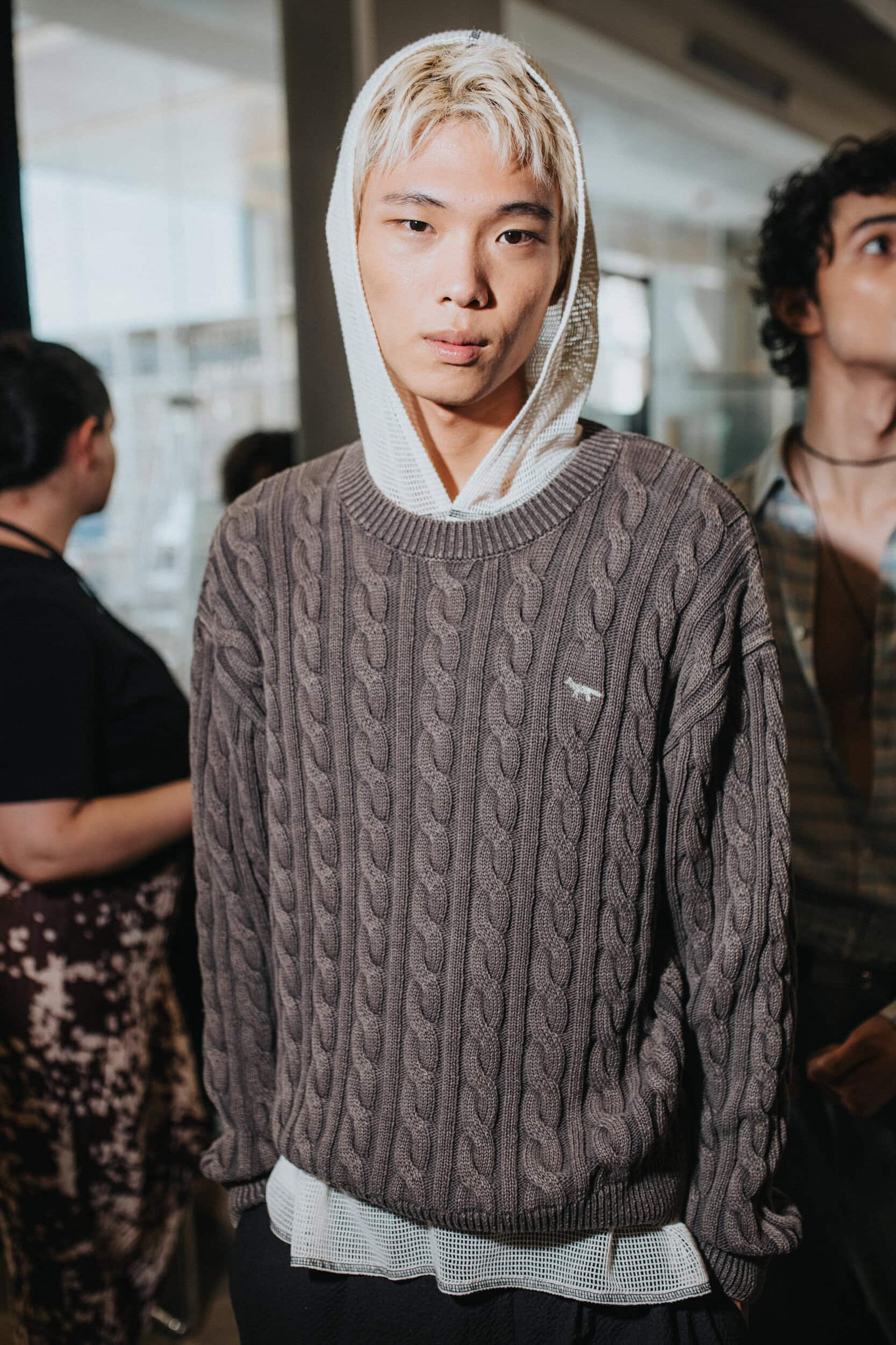 Maison Kitsune Spring 2027 Men's Fashion Show Backstage