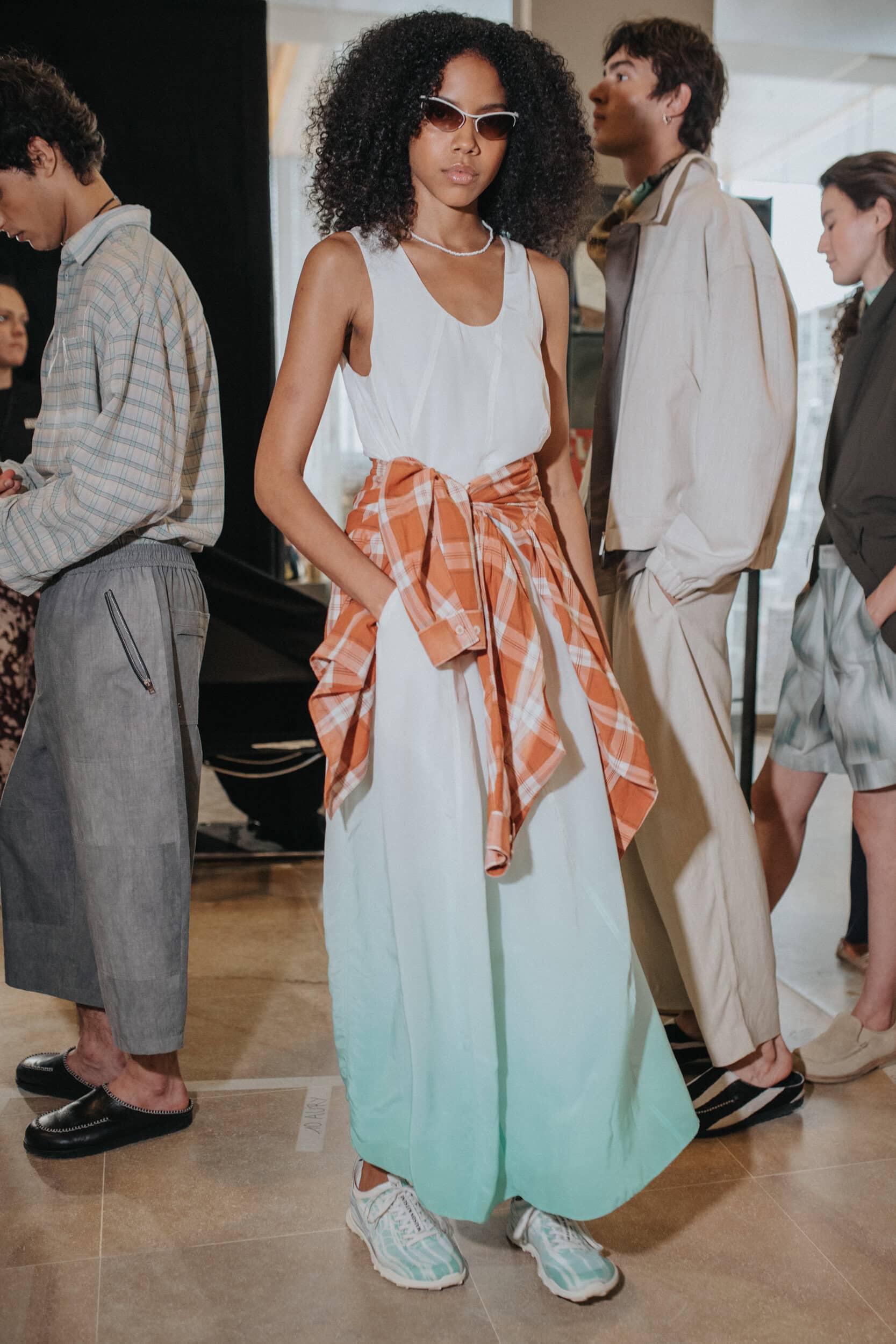 Maison Kitsune Spring 2027 Men's Fashion Show Backstage