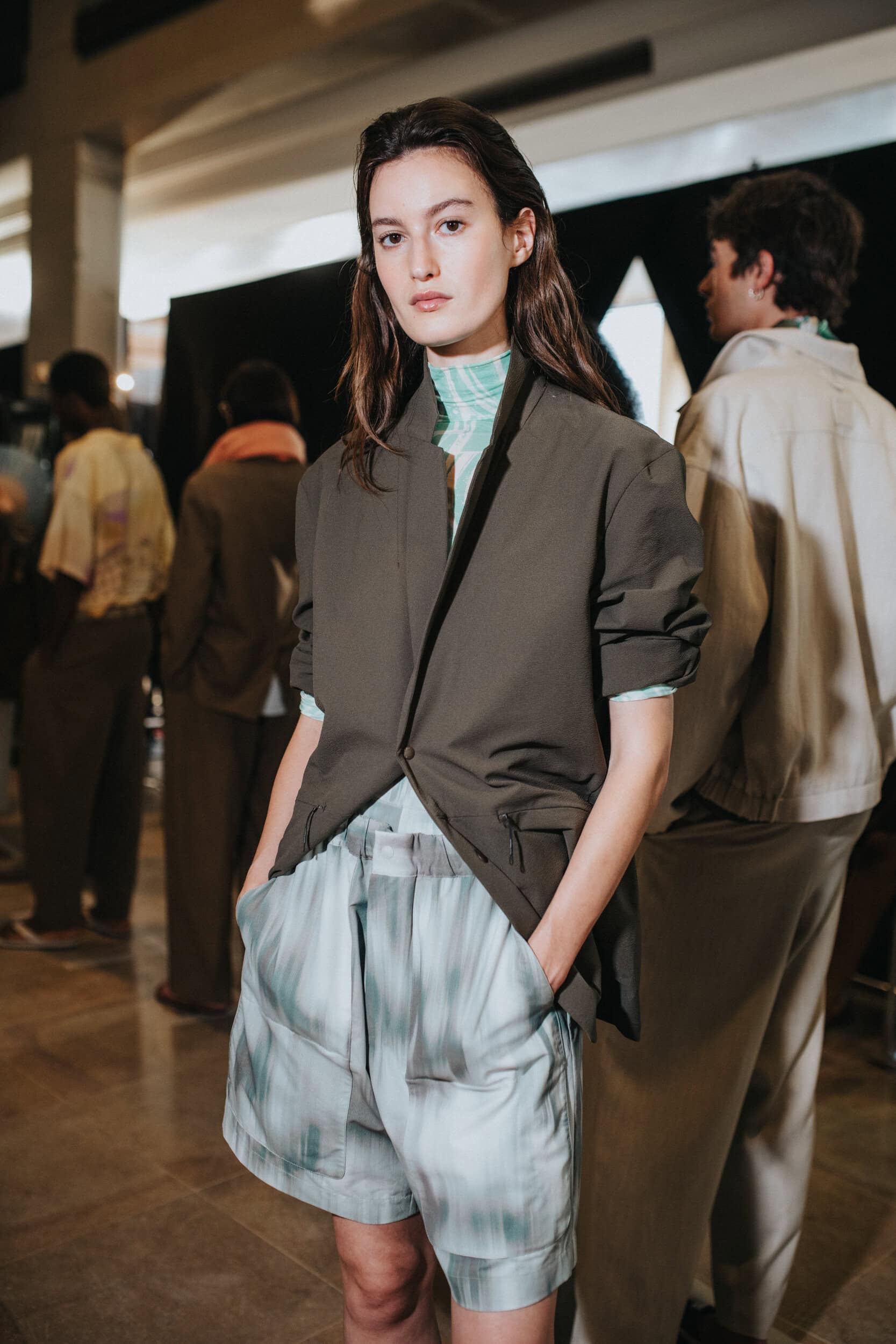 Maison Kitsune Spring 2027 Men's Fashion Show Backstage