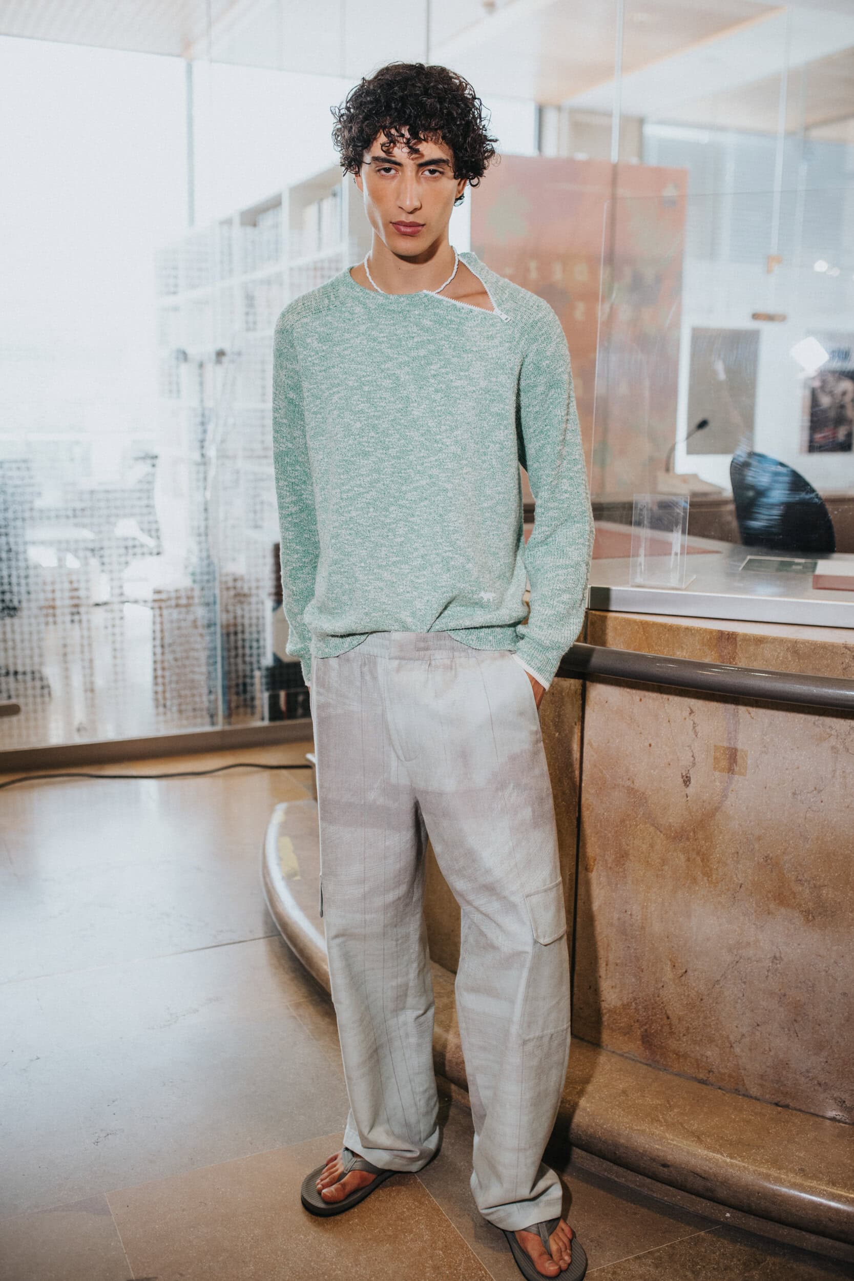 Maison Kitsune Spring 2027 Men's Fashion Show Backstage