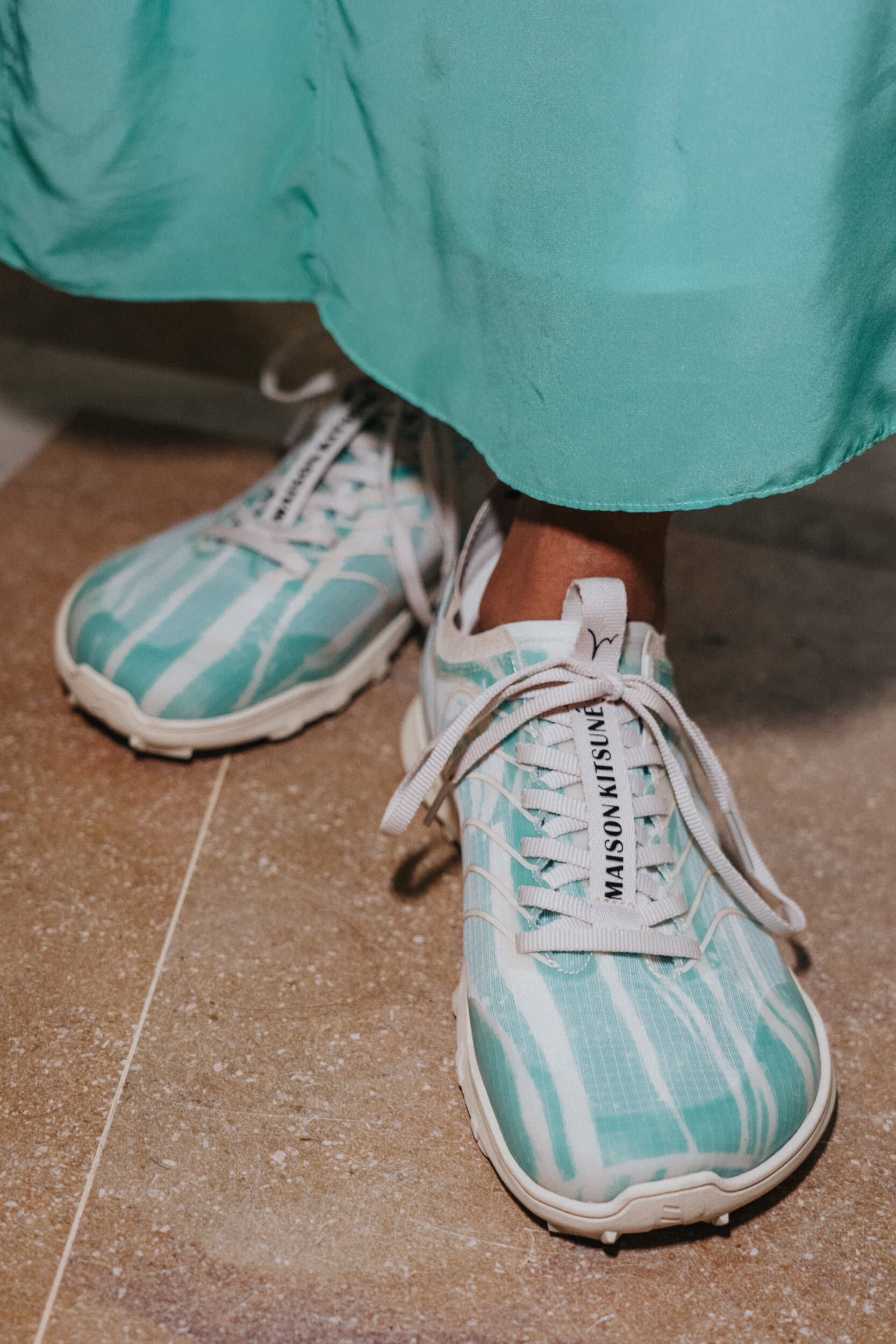 Maison Kitsune Spring 2027 Men's Fashion Show Backstage