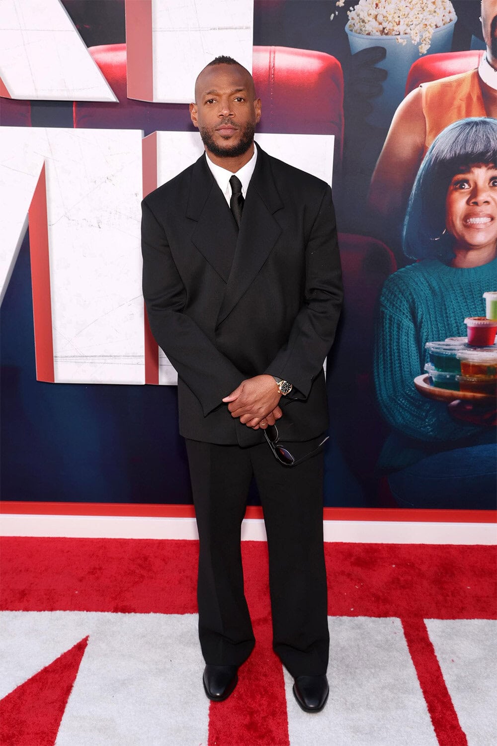 Marlon Wayans wears Fear of God at Premiere of Scary Movie 6