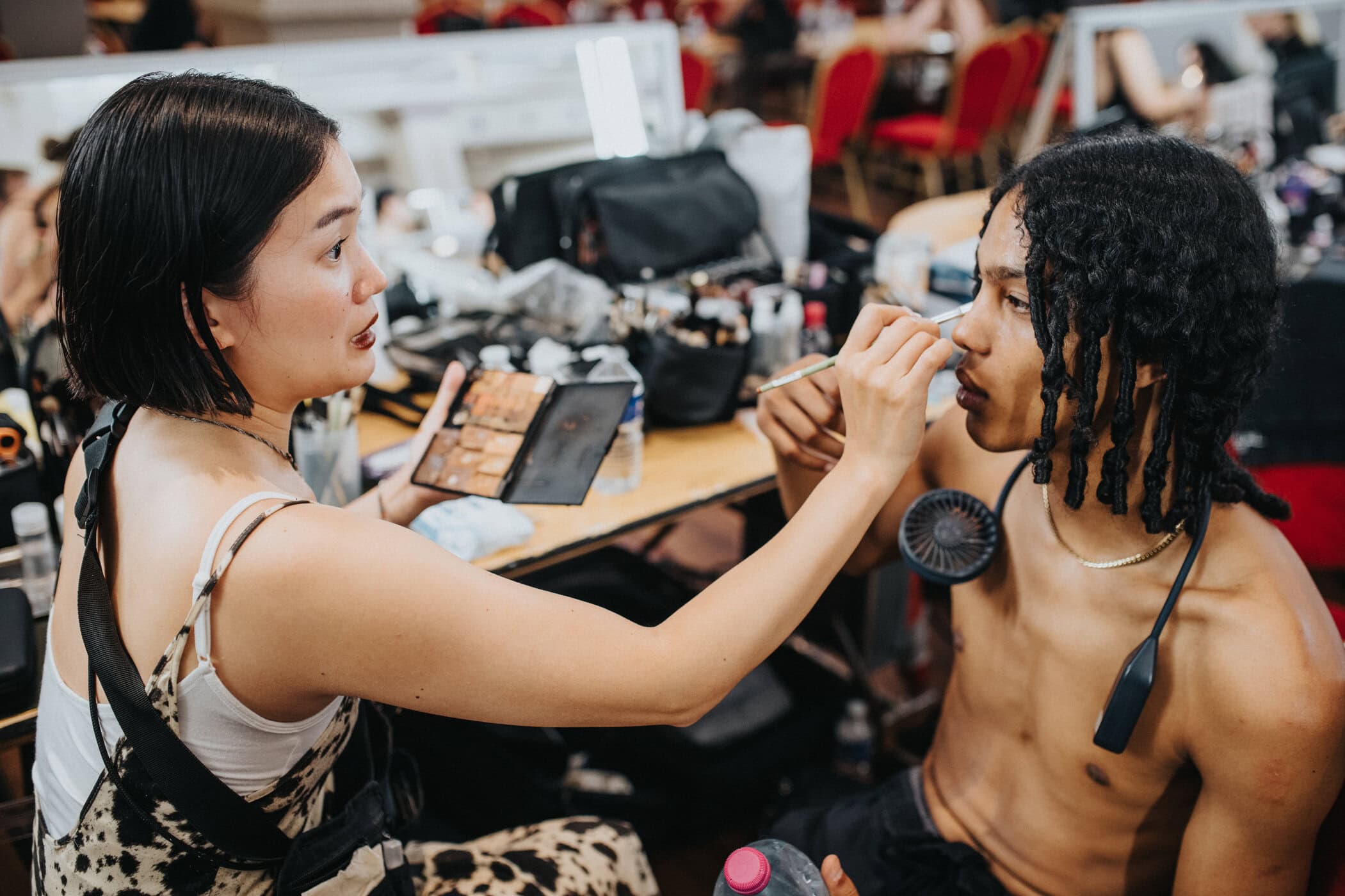 Maison Mihara Yashuiro Spring 2027 Men's Fashion Show Backstage
