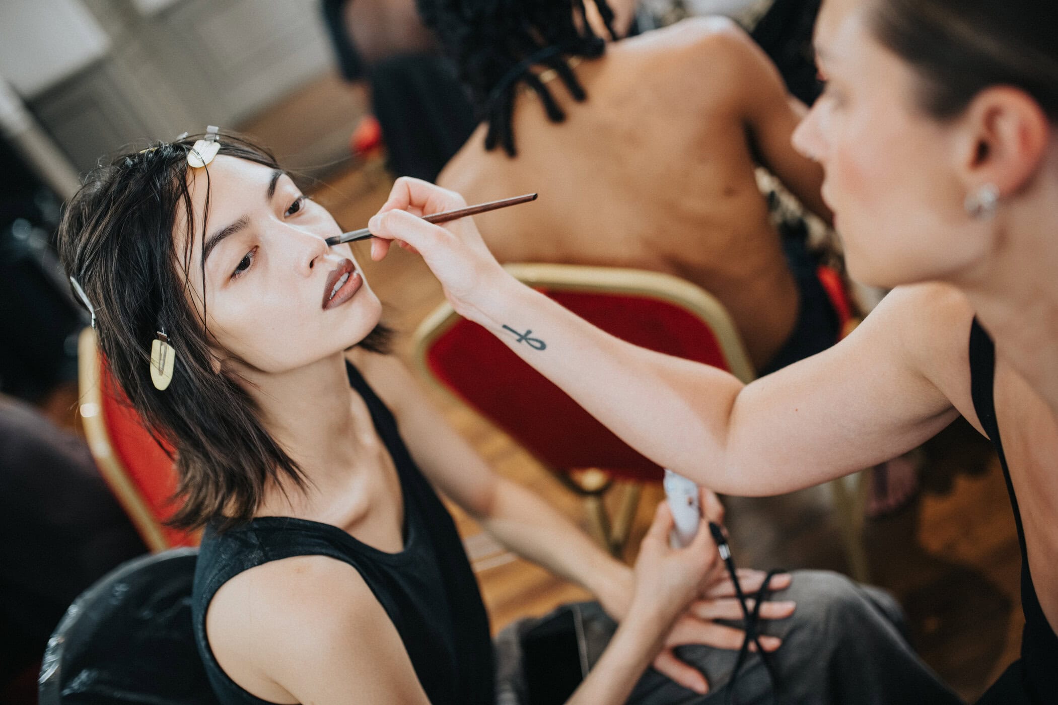 Maison Mihara Yashuiro Spring 2027 Men's Fashion Show Backstage