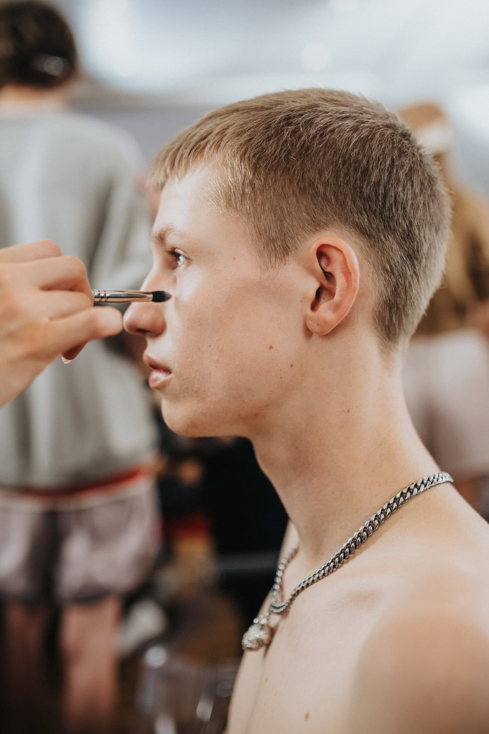Maison Mihara Yashuiro Spring 2027 Men's Fashion Show Backstage