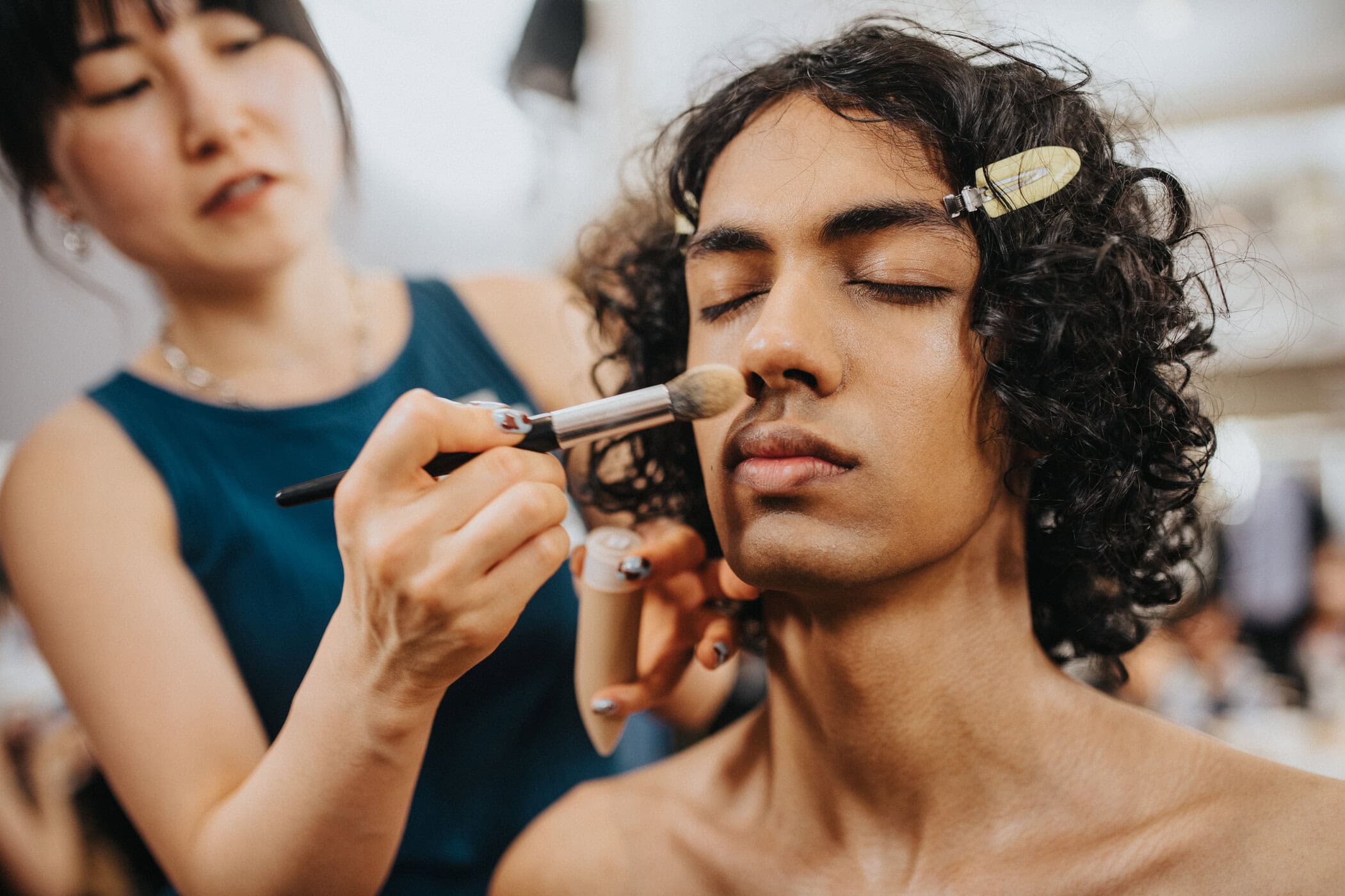 Maison Mihara Yashuiro Spring 2027 Men's Fashion Show Backstage