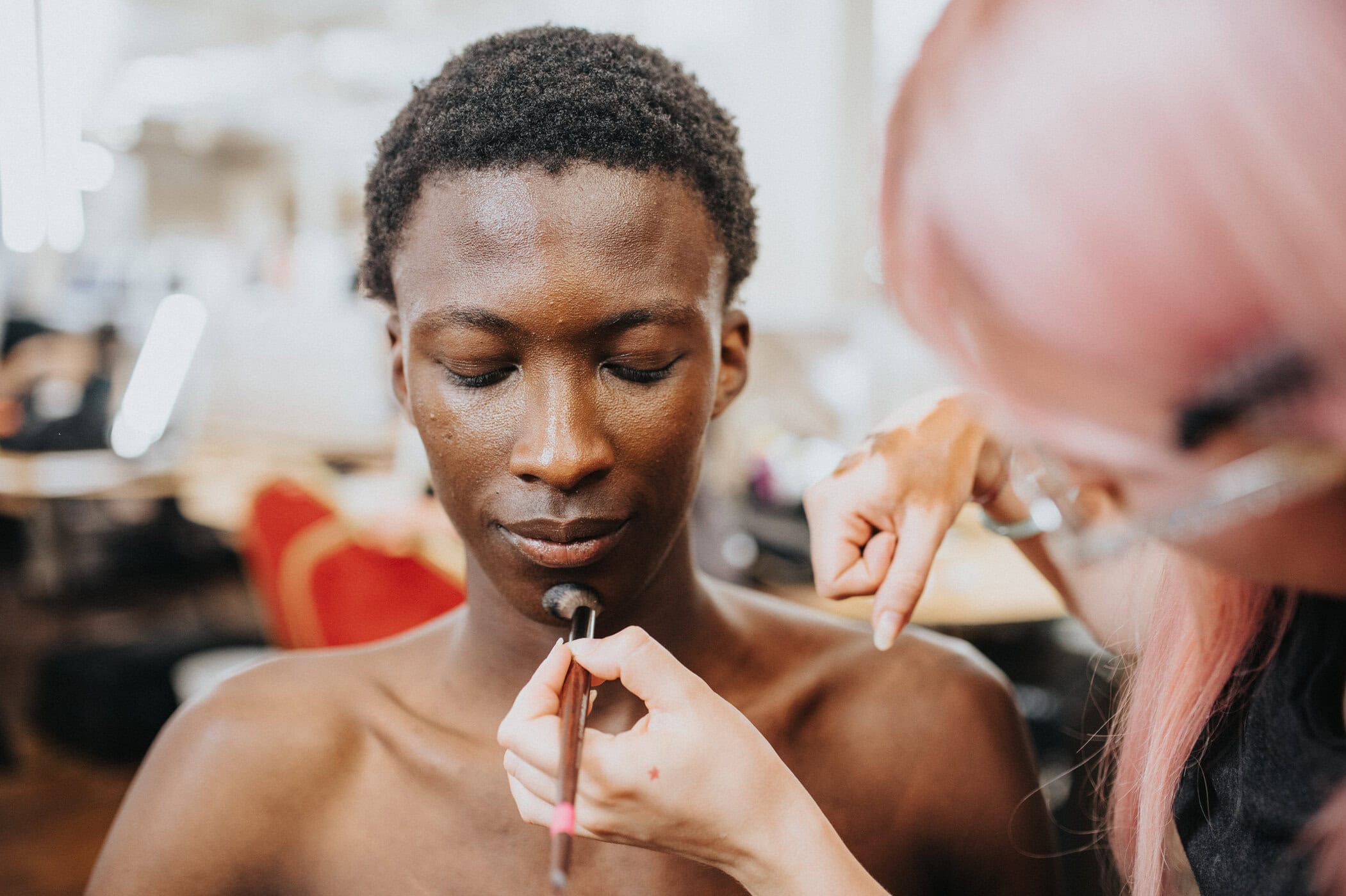 Maison Mihara Yashuiro Spring 2027 Men's Fashion Show Backstage