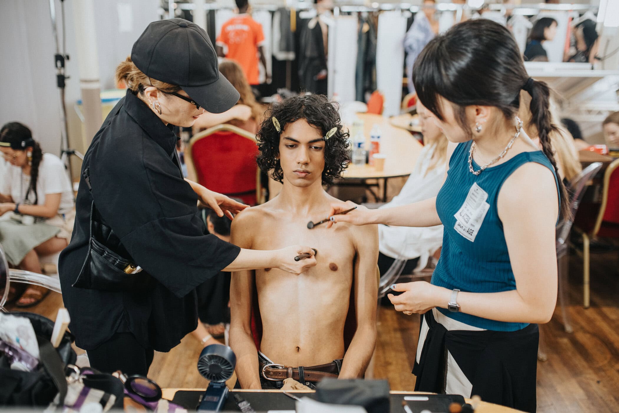 Maison Mihara Yashuiro Spring 2027 Men's Fashion Show Backstage