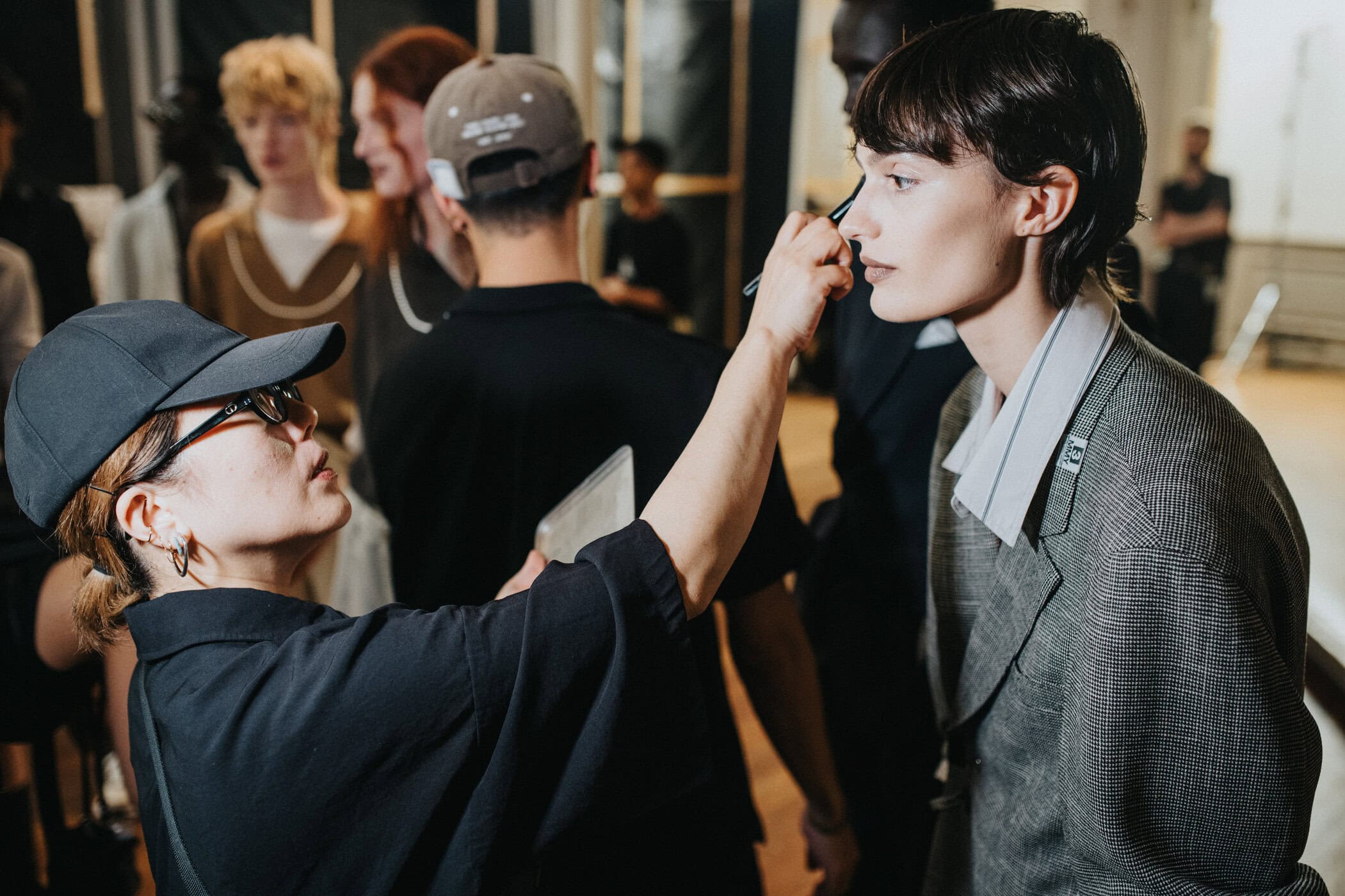 Maison Mihara Yashuiro Spring 2027 Men's Fashion Show Backstage
