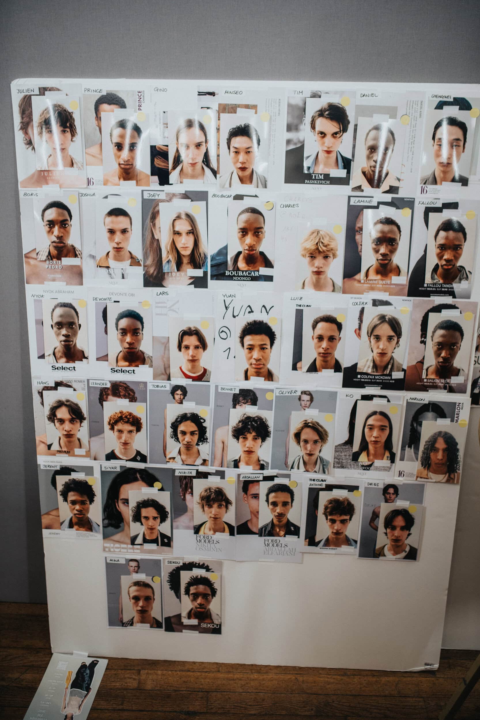 Maison Mihara Yashuiro Spring 2027 Men's Fashion Show Backstage