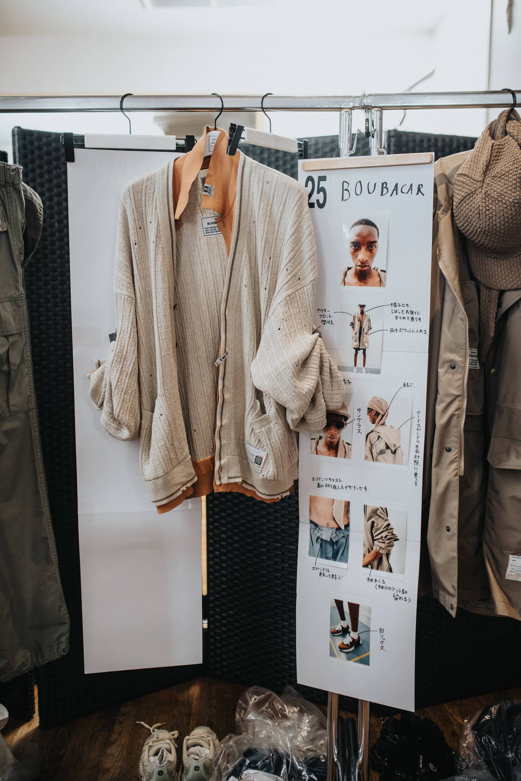 Maison Mihara Yashuiro Spring 2027 Men's Fashion Show Backstage