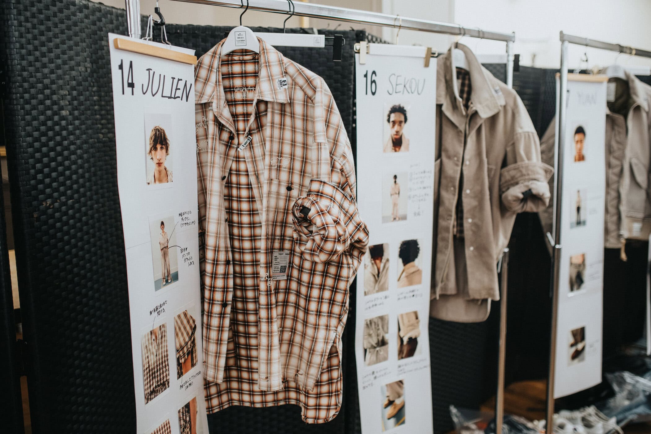 Maison Mihara Yashuiro Spring 2027 Men's Fashion Show Backstage