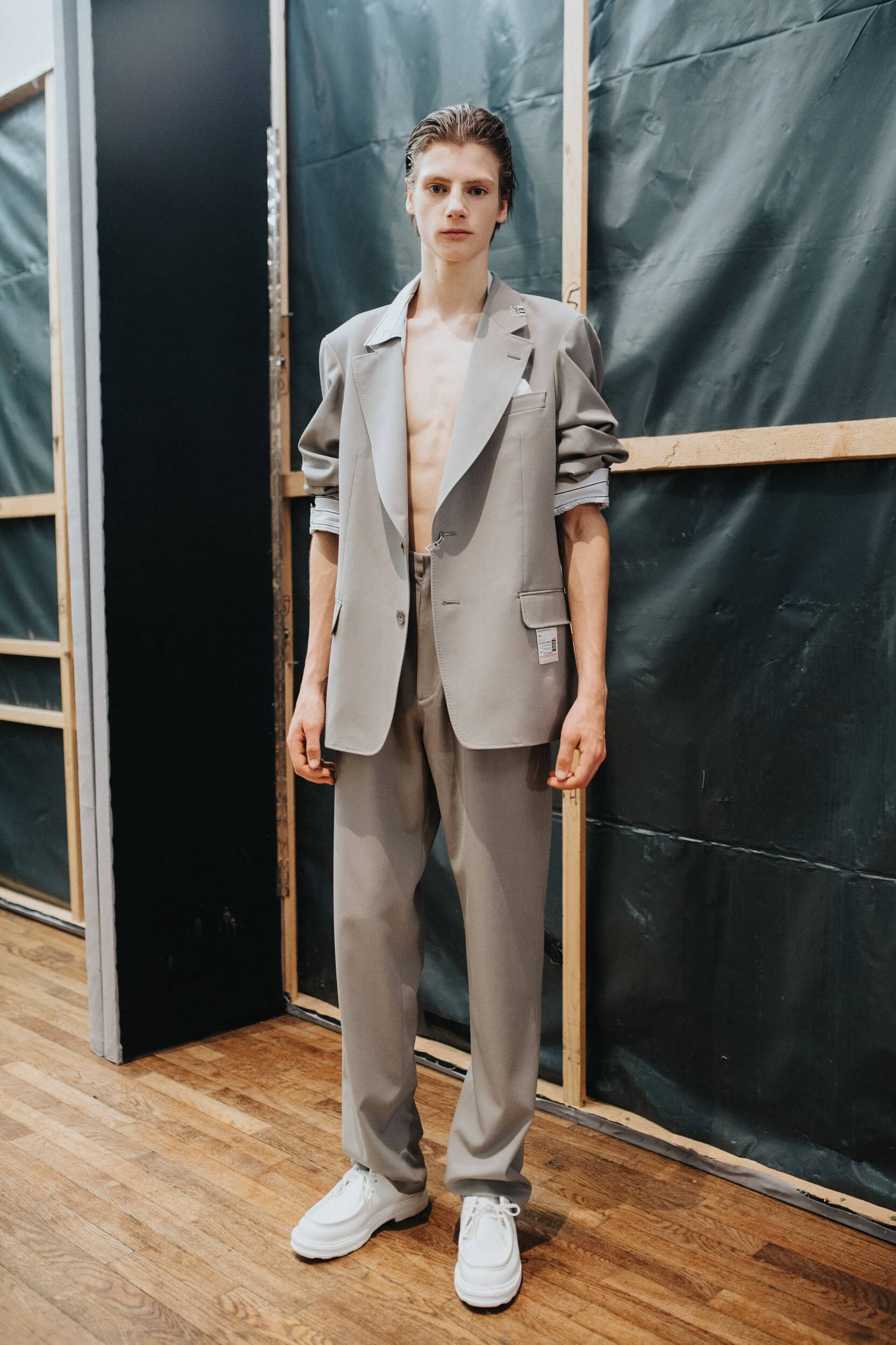 Maison Mihara Yashuiro Spring 2027 Men's Fashion Show Backstage