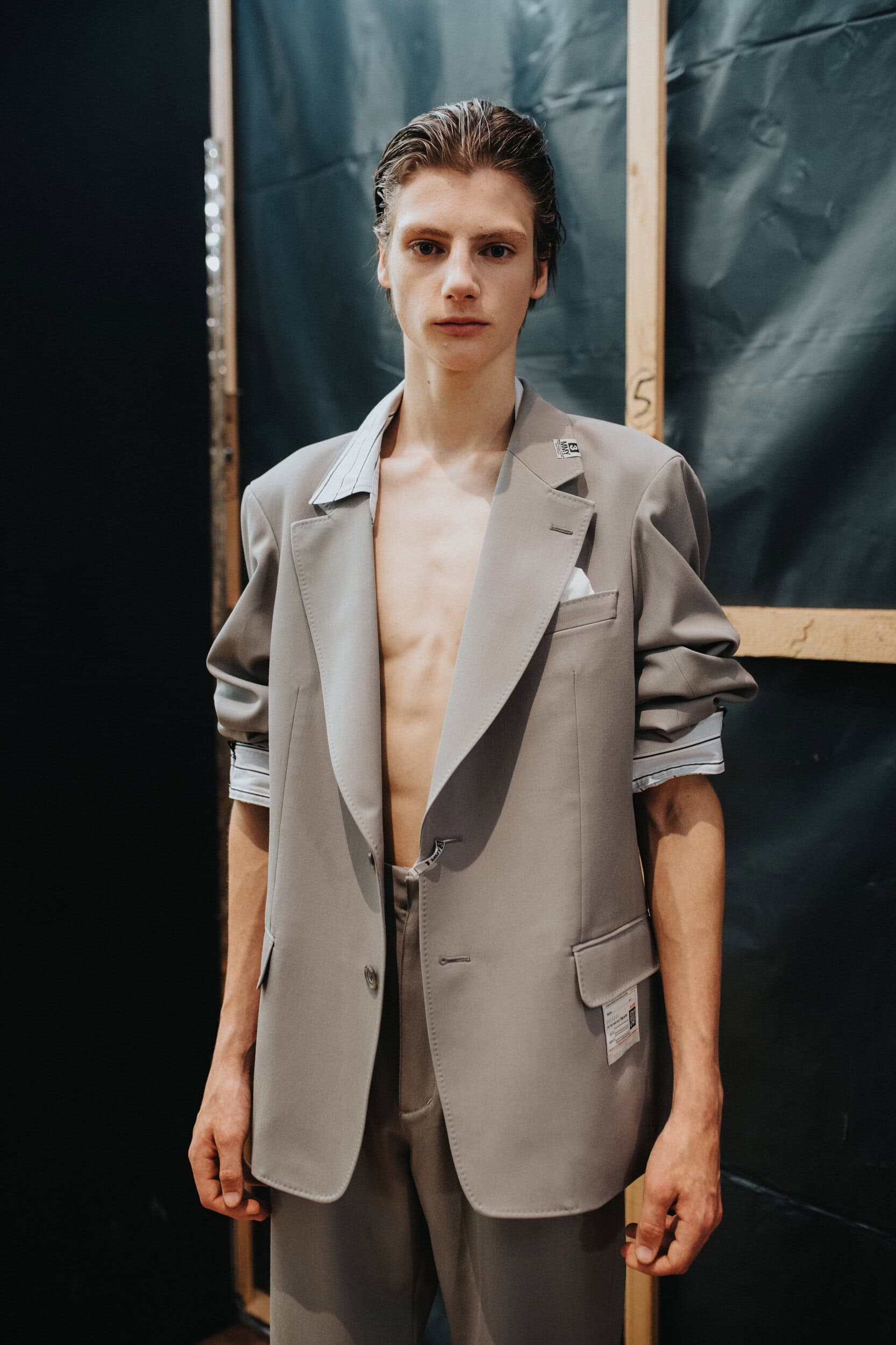 Maison Mihara Yashuiro Spring 2027 Men's Fashion Show Backstage