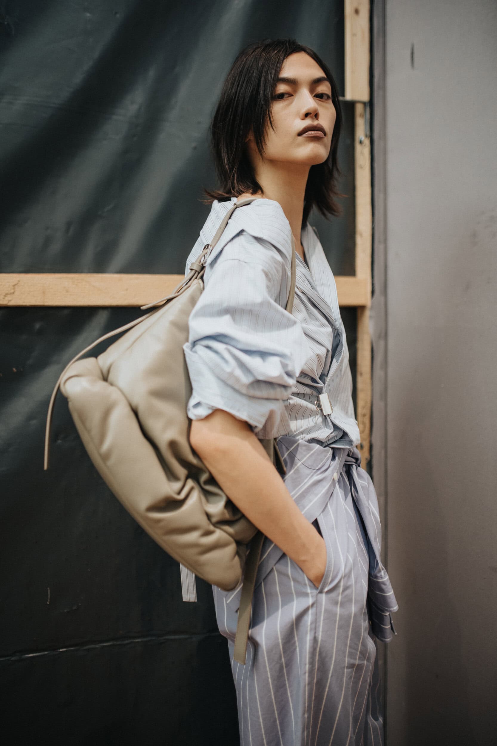 Maison Mihara Yashuiro Spring 2027 Men's Fashion Show Backstage
